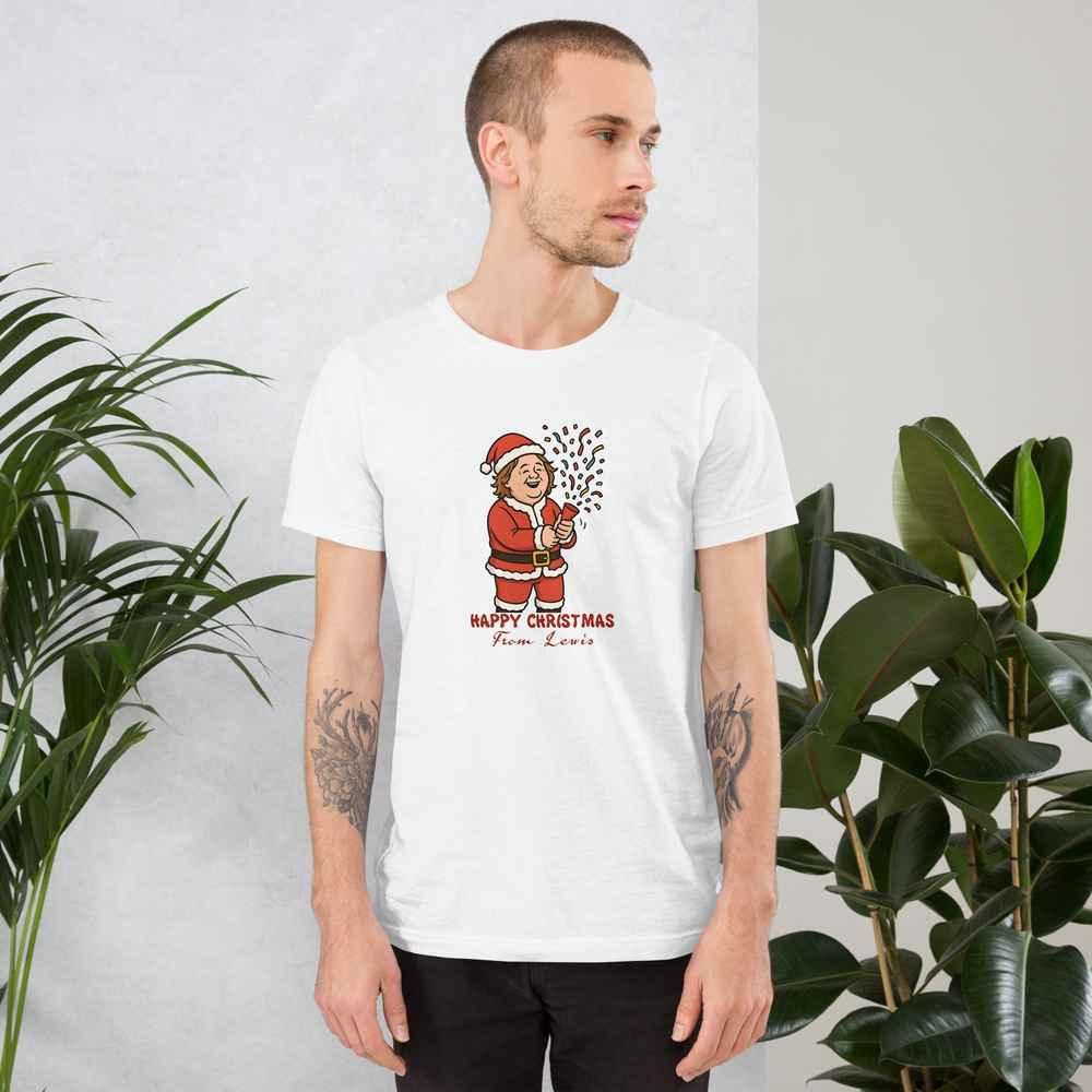 Lewis Capaldi Unisex Cotton T-Shirt | Graphic Christmas Tee