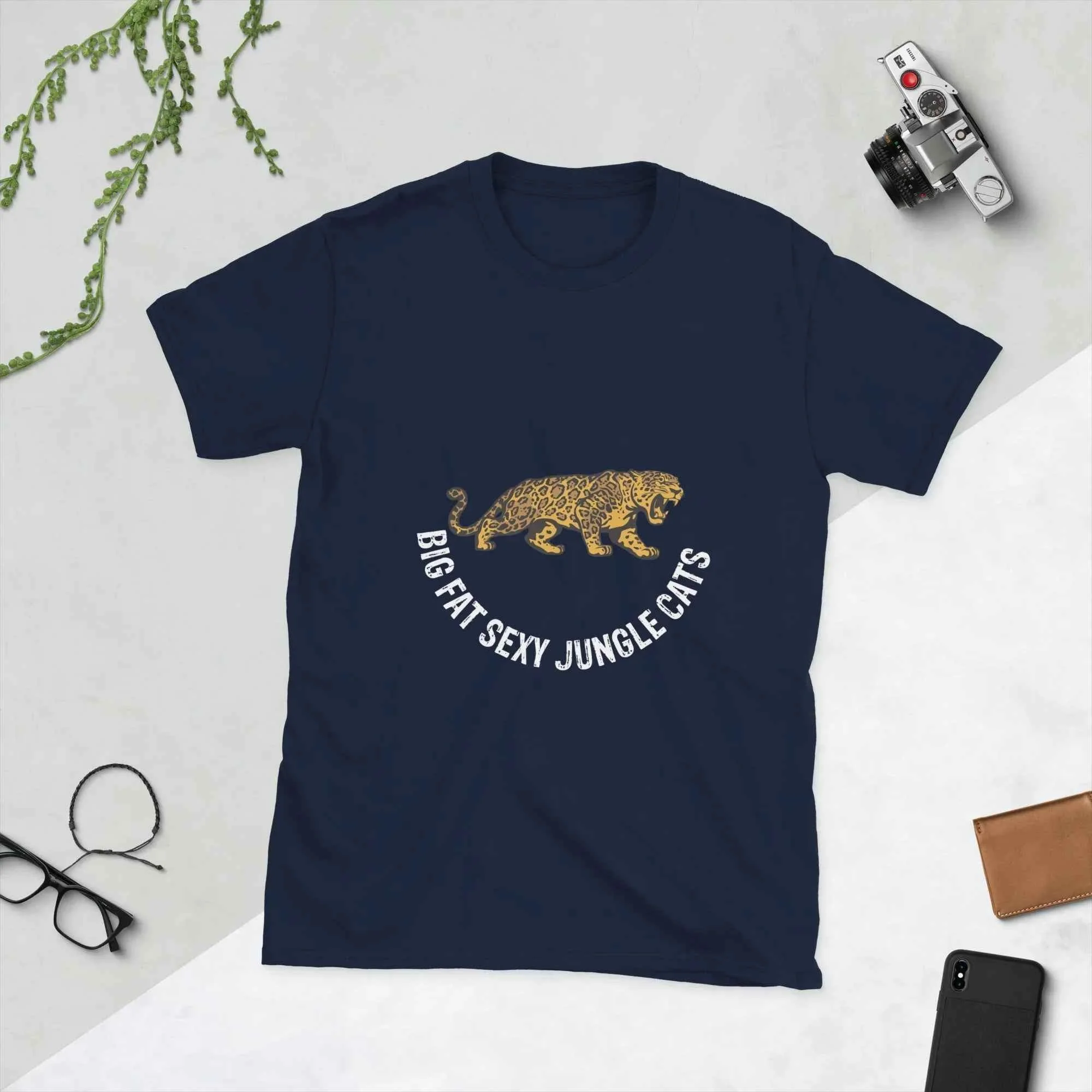 Lewis Capaldi Unisex Cotton T-Shirt | Big Fat Sexy Jungle Cats Graphic Tee for Music Fans