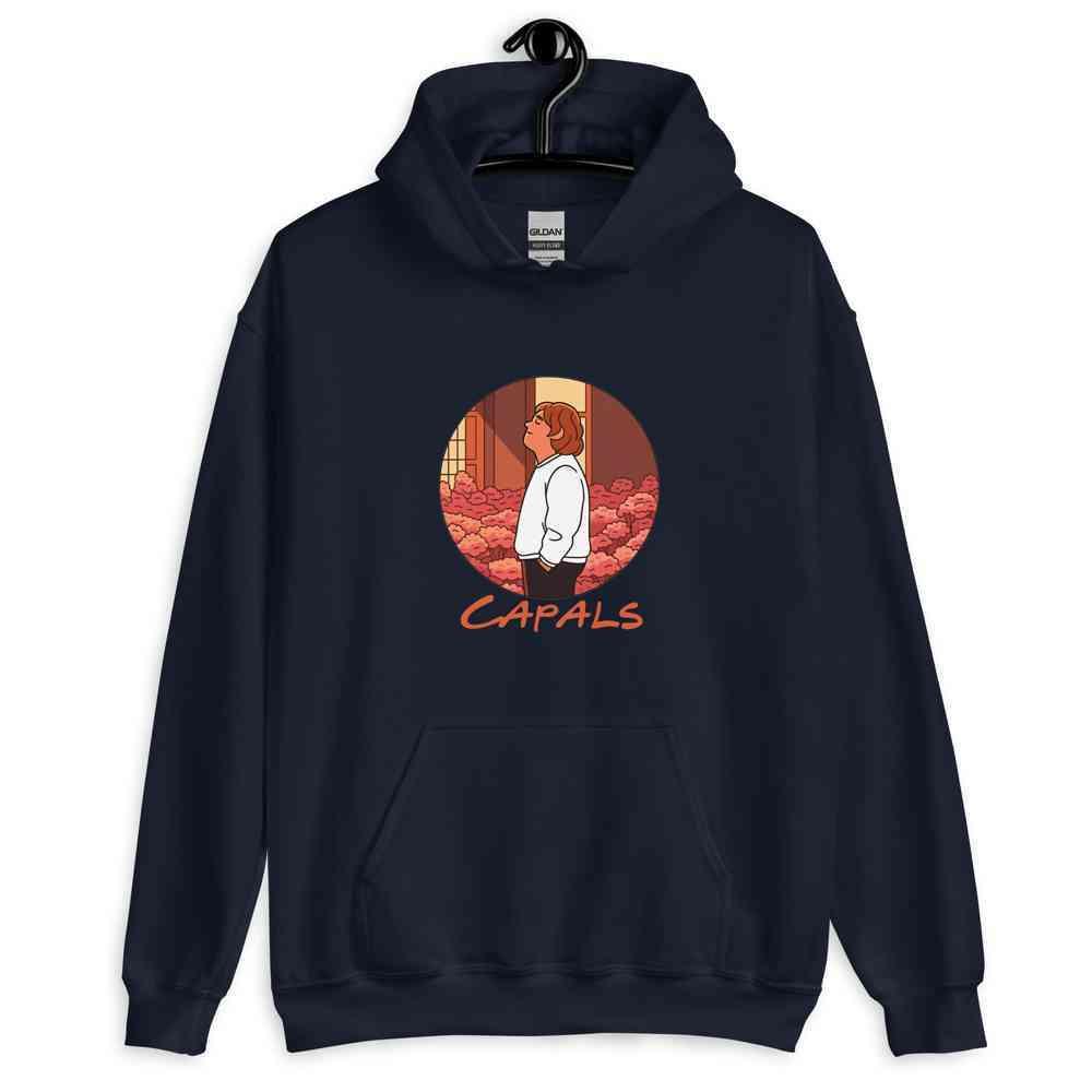 Lewis Capaldi Hoodie | Black Cotton-Poly Blend Unisex Graphic Sweatshirt - Capals