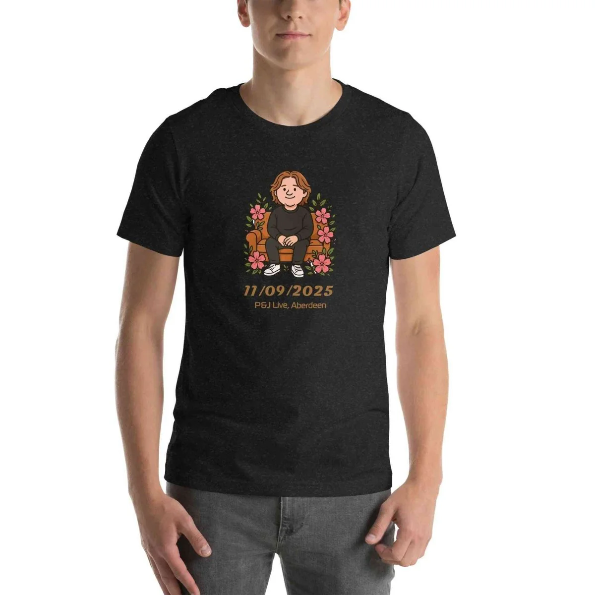 Lewis Capaldi Tour 2025 T-Shirt - Unisex Cotton Tee