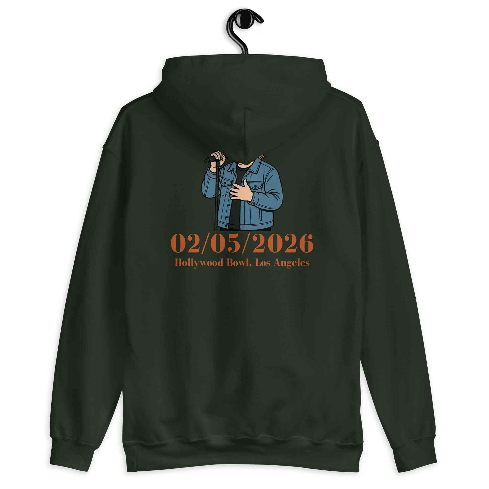 Lewis Capaldi 2026 Tour Hoodie - Black Unisex Eco-Friendly Merchandise