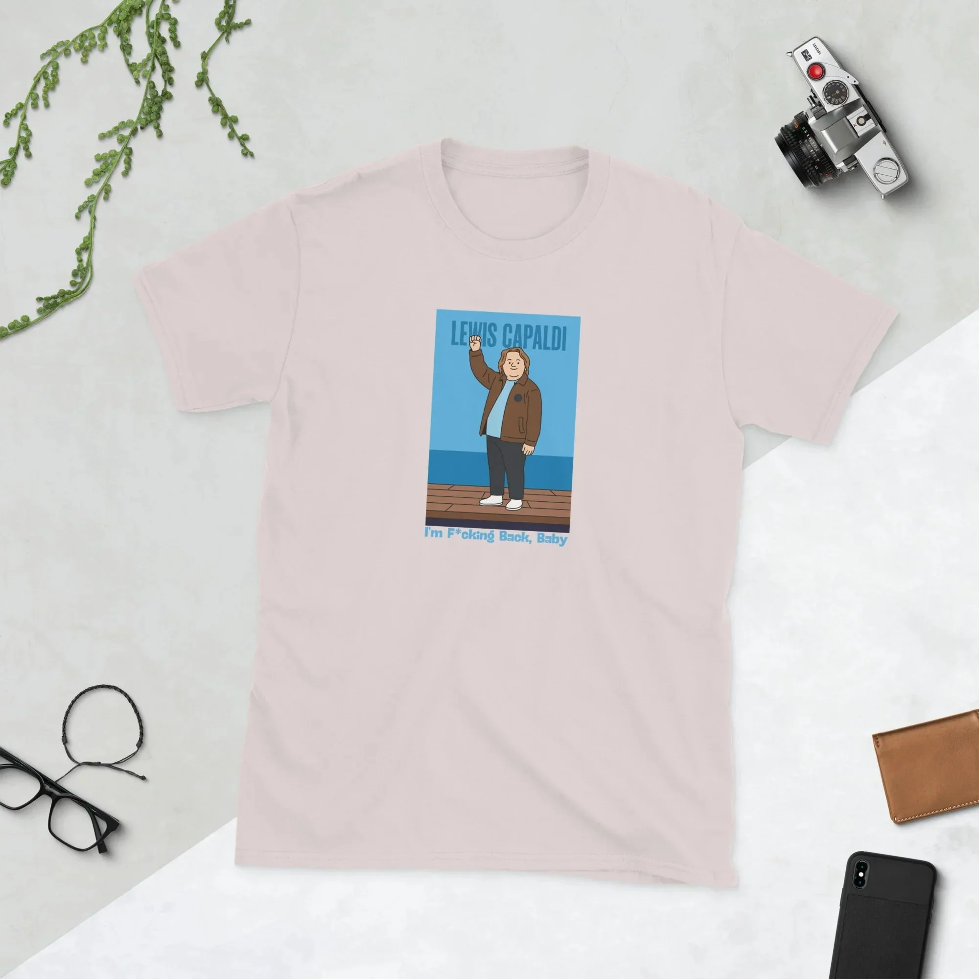 Lewis Capaldi I'm Back Cotton T-Shirt for Unisex Fans