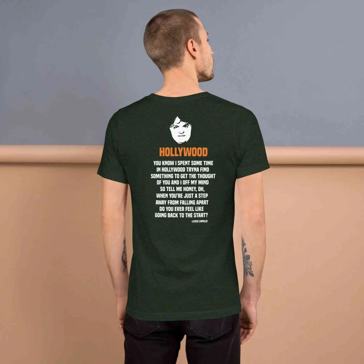 Lewis Capaldi Lyrics T-Shirt | Unisex Hollywood Style Fan Merch