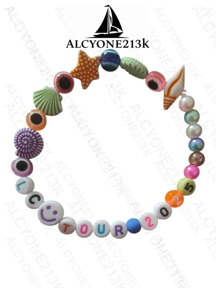 Lewis Capaldi Mystery Bracelets Pack of 10 | Colorful Alphabet Beads