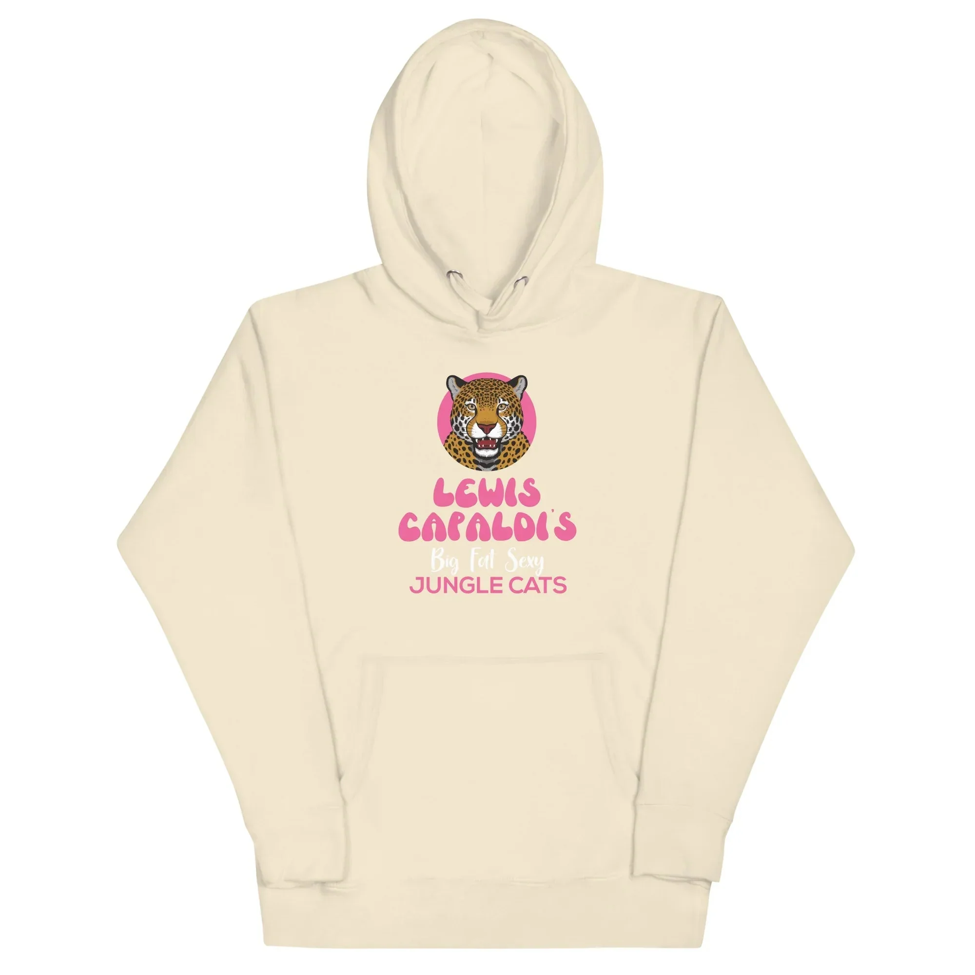 Lewis Capaldi Hoodie - Big Fat Sexy Jungle Cats Graphic Print Unisex