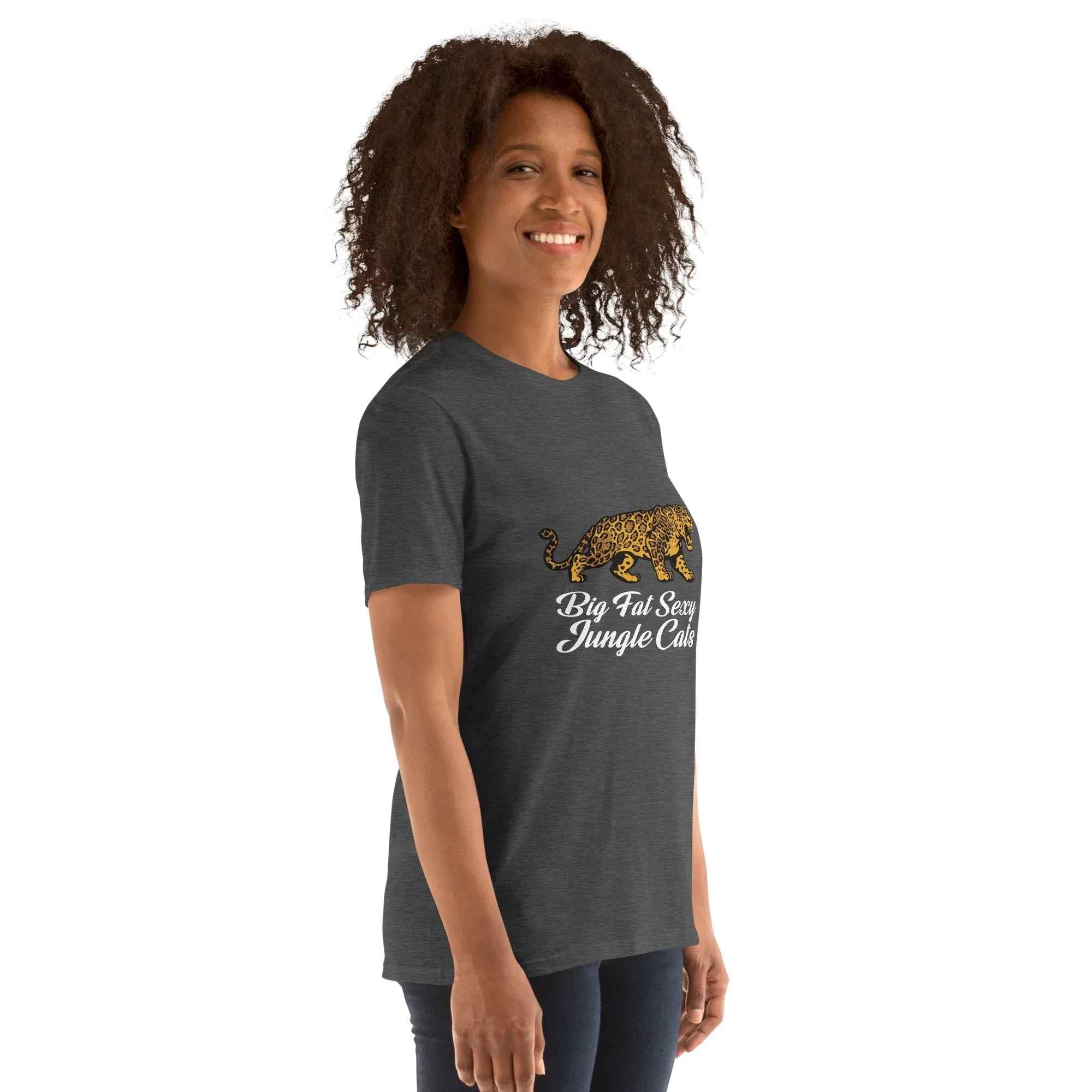 Lewis Capaldi Fan Apparel: Big Fat Sexy Jungle Cats Unisex Cotton T-Shirt for Music Lovers