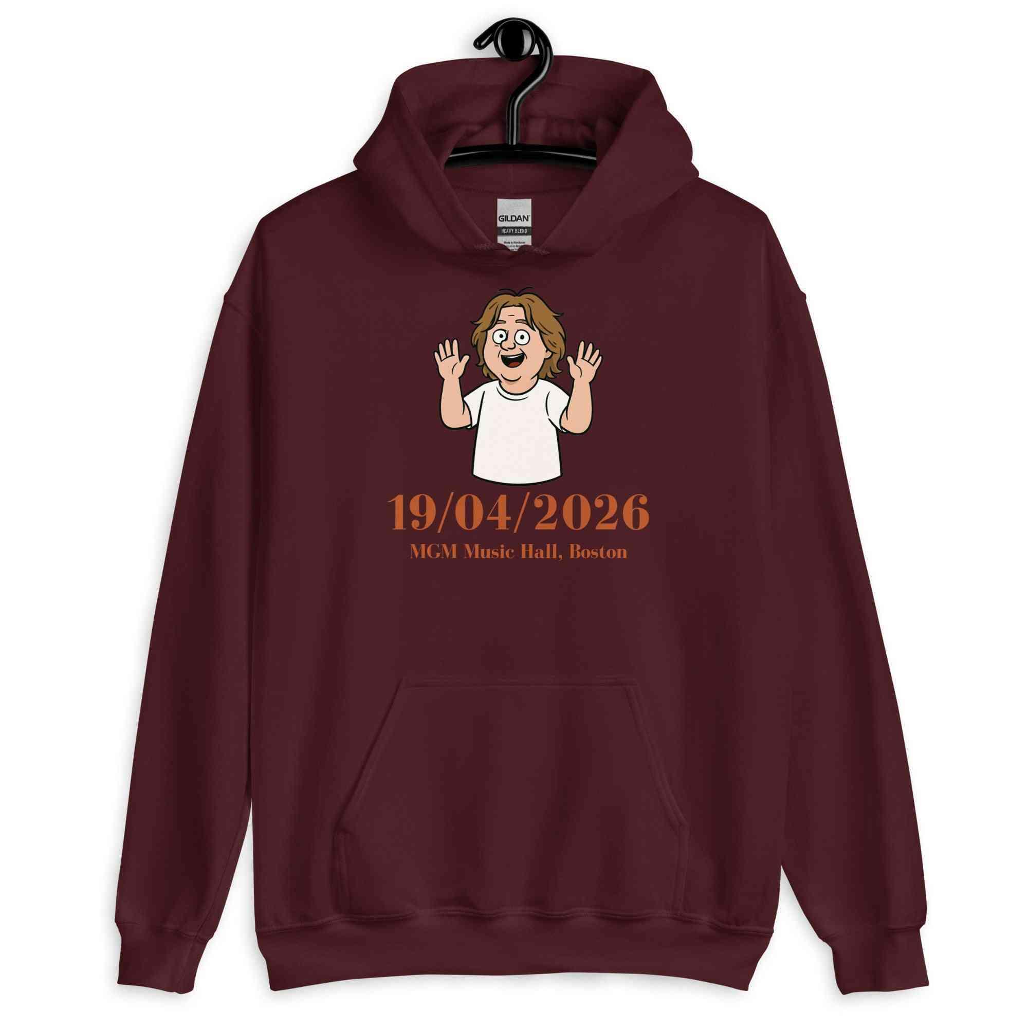 Lewis Capaldi Tour 2026 Hoodie | Black Unisex Concert Merch