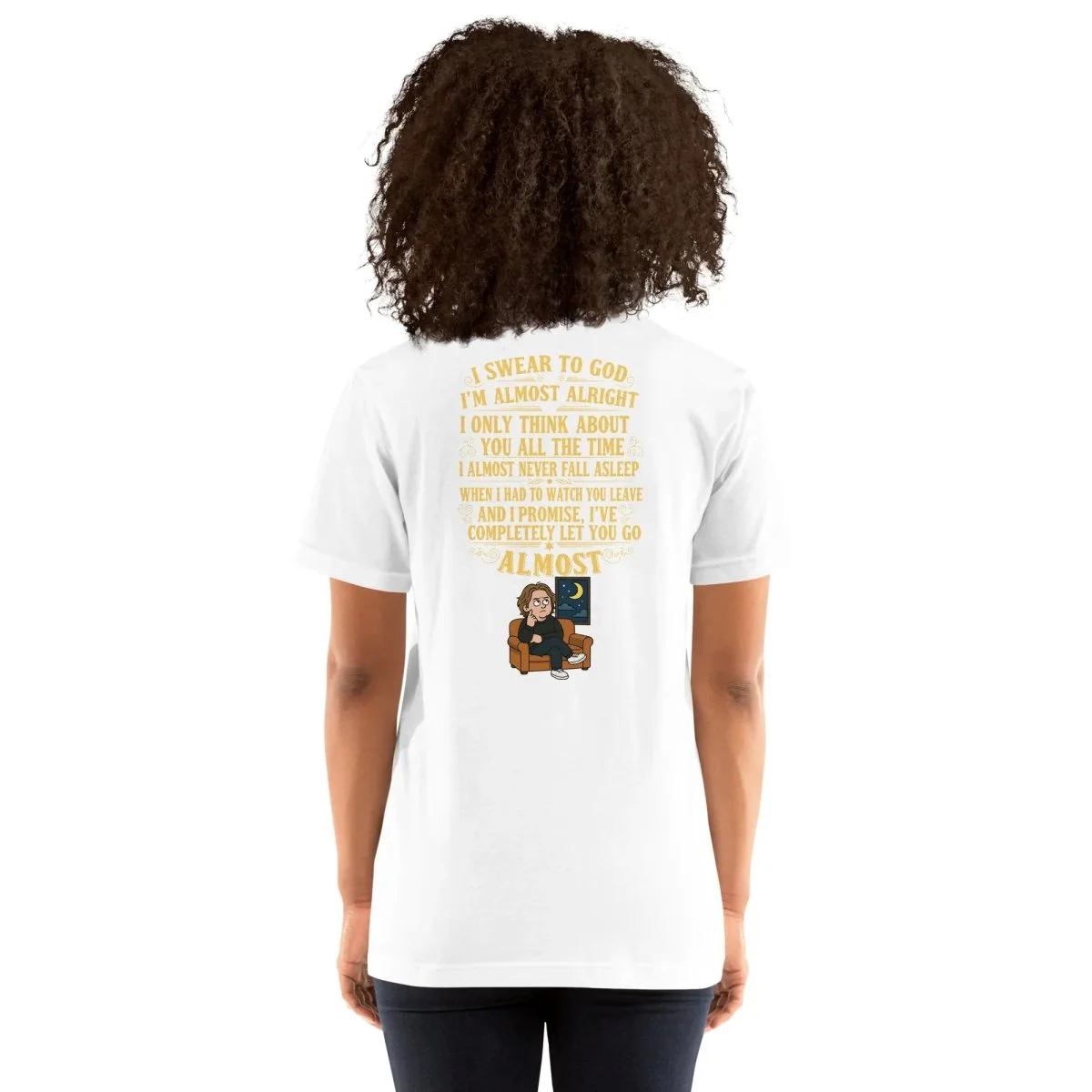 Lewis Capaldi Almost Lyrics Shirt | Unisex T-Shirt for Fans of Emotional Music