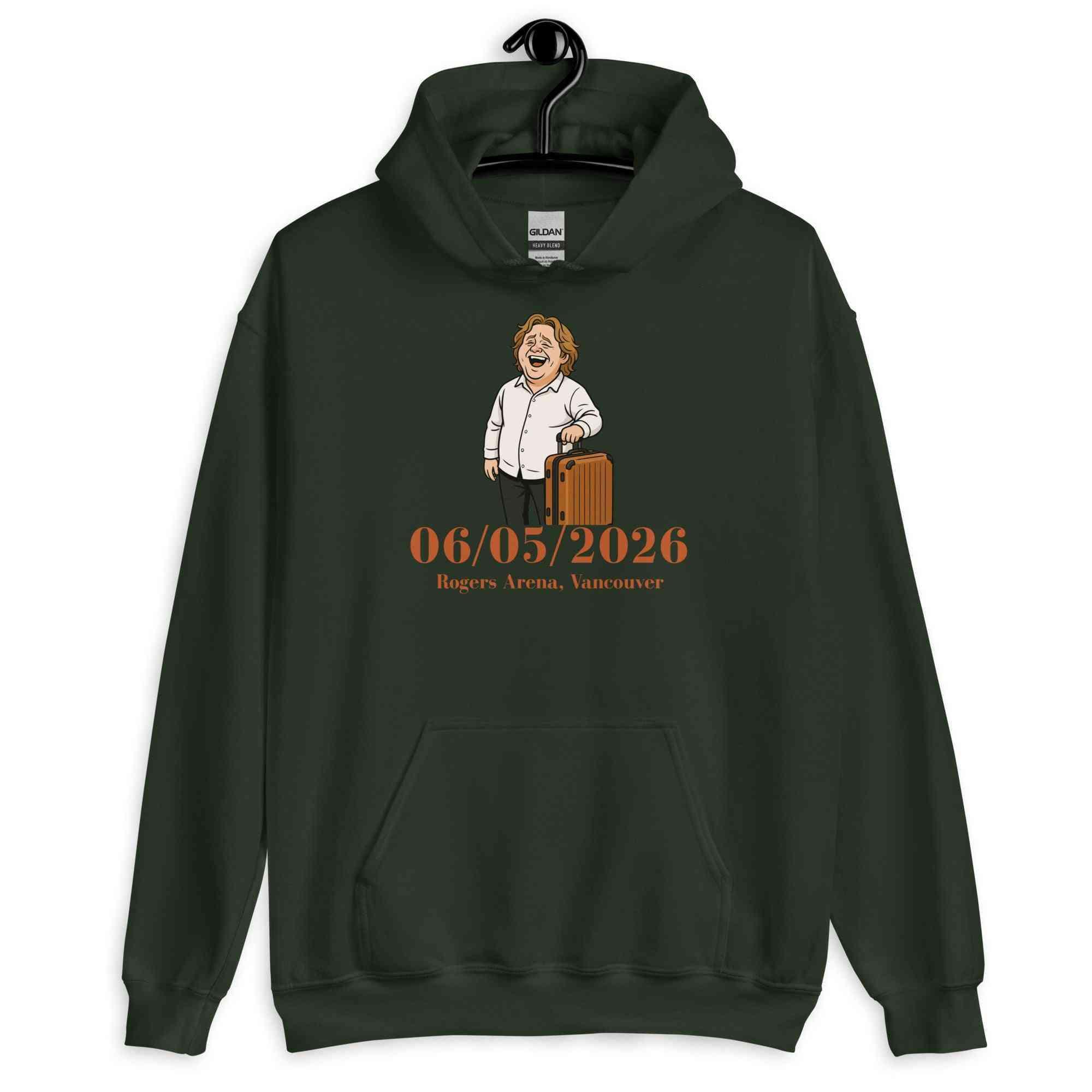Lewis Capaldi Tour Hoodie Unisex - Black Cotton 2026 Edition