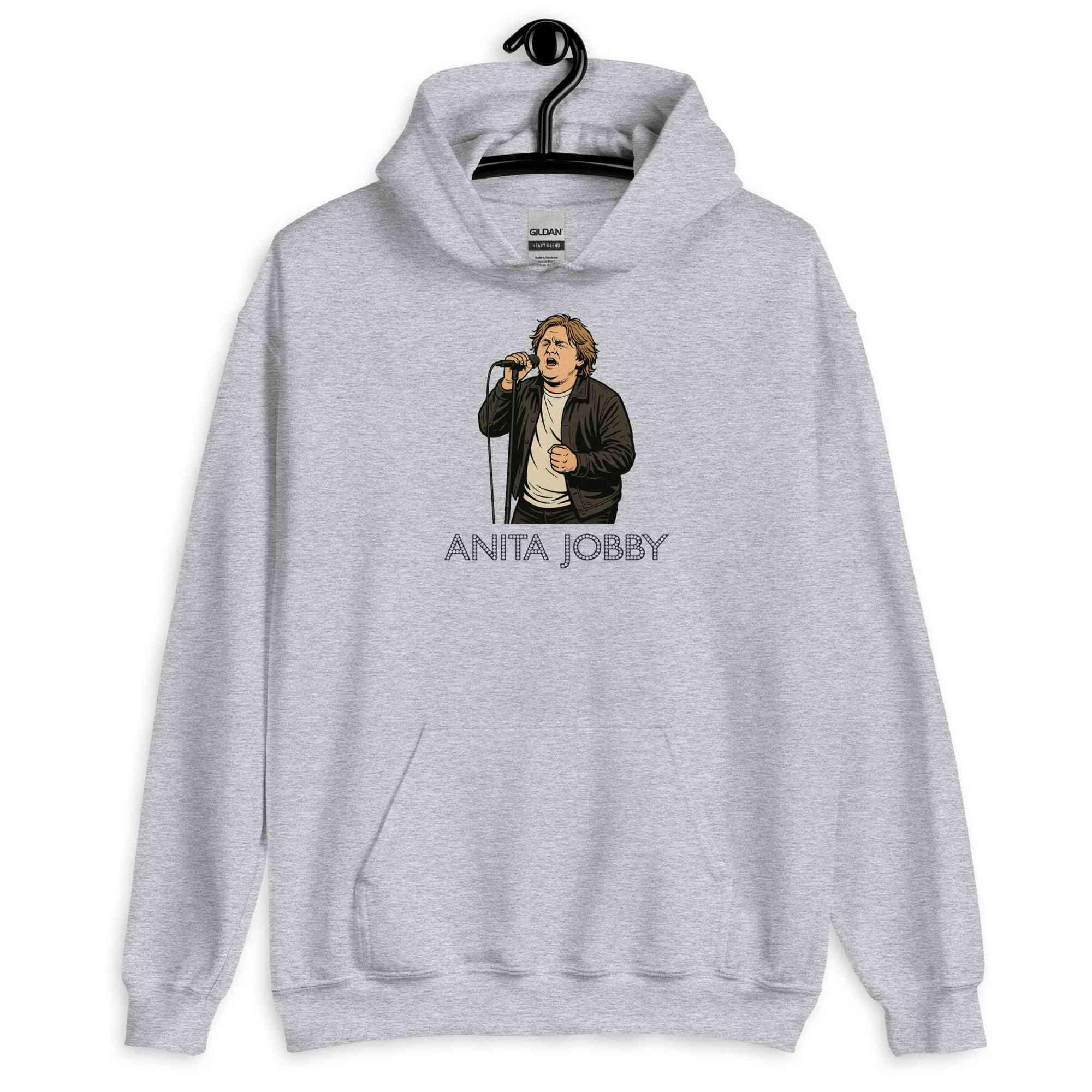 Lewis Capaldi Anita Jobby Graphic Hoodie - Unisex Eco-Friendly Cotton Blend