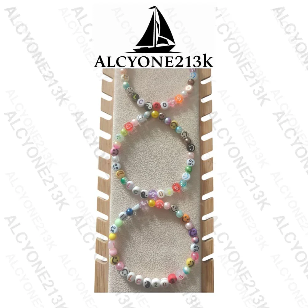 Lewis Capaldi Mystery Bracelets Pack of 10 | Colorful Alphabet Beads