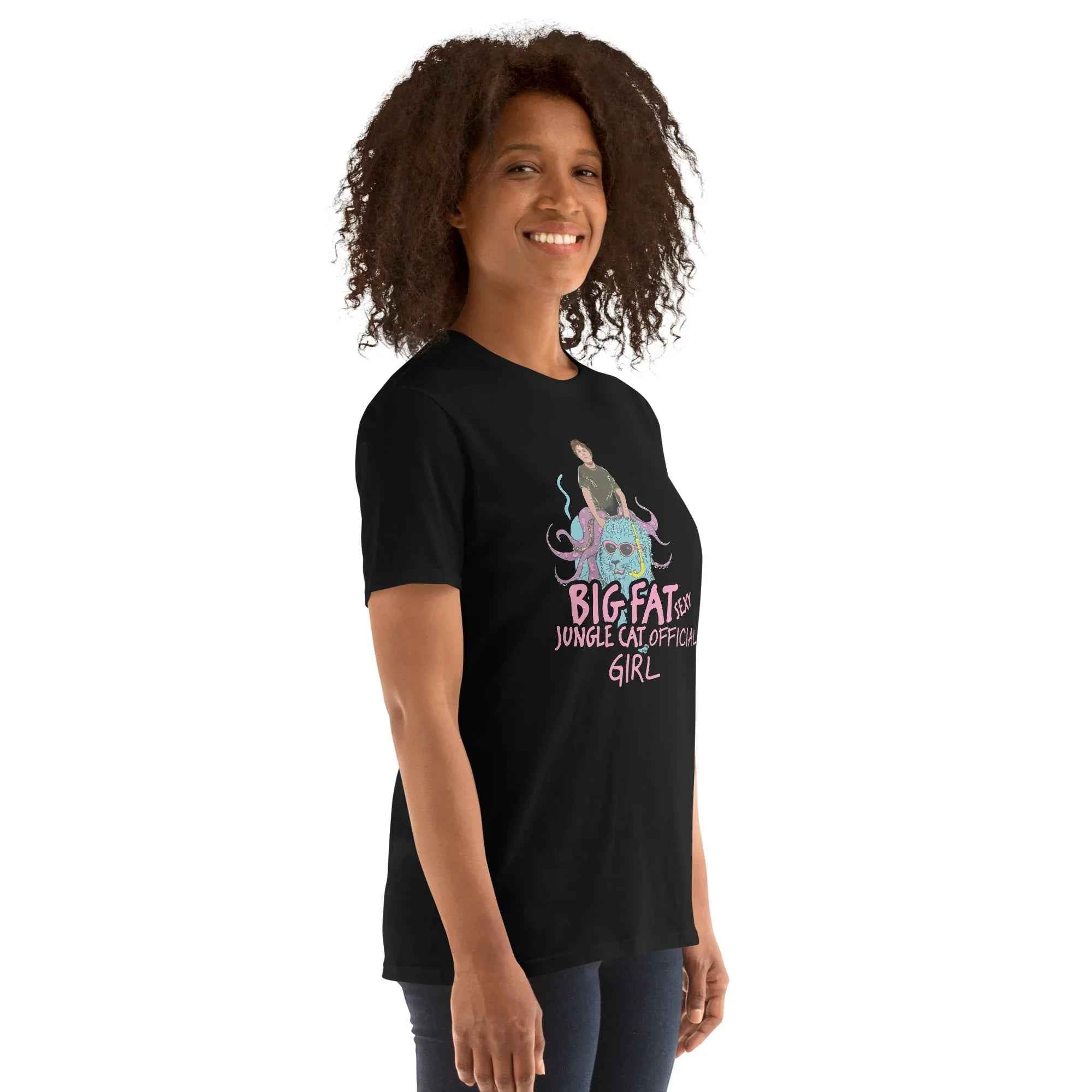 Lewis Capaldi T-Shirt | Big Fat Sexy Jungle Cats Graphic Tee for Girls | Premium Cotton