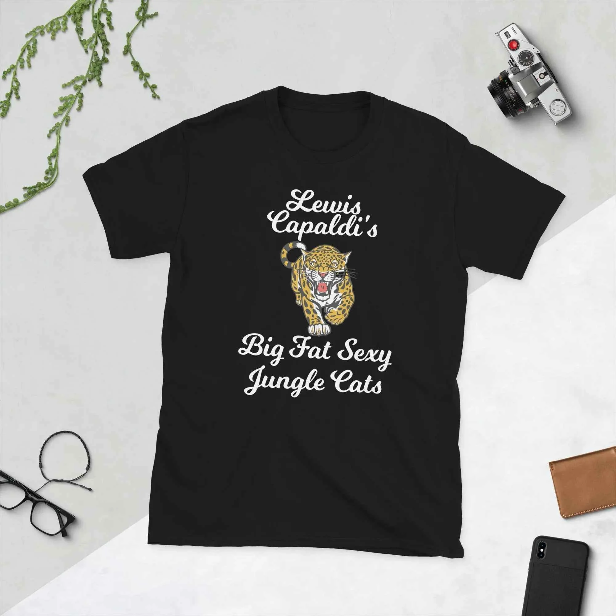 Lewis Capaldi Big Fat Sexy Jungle Cats Shirt | Unisex Premium Cotton Concert Tee