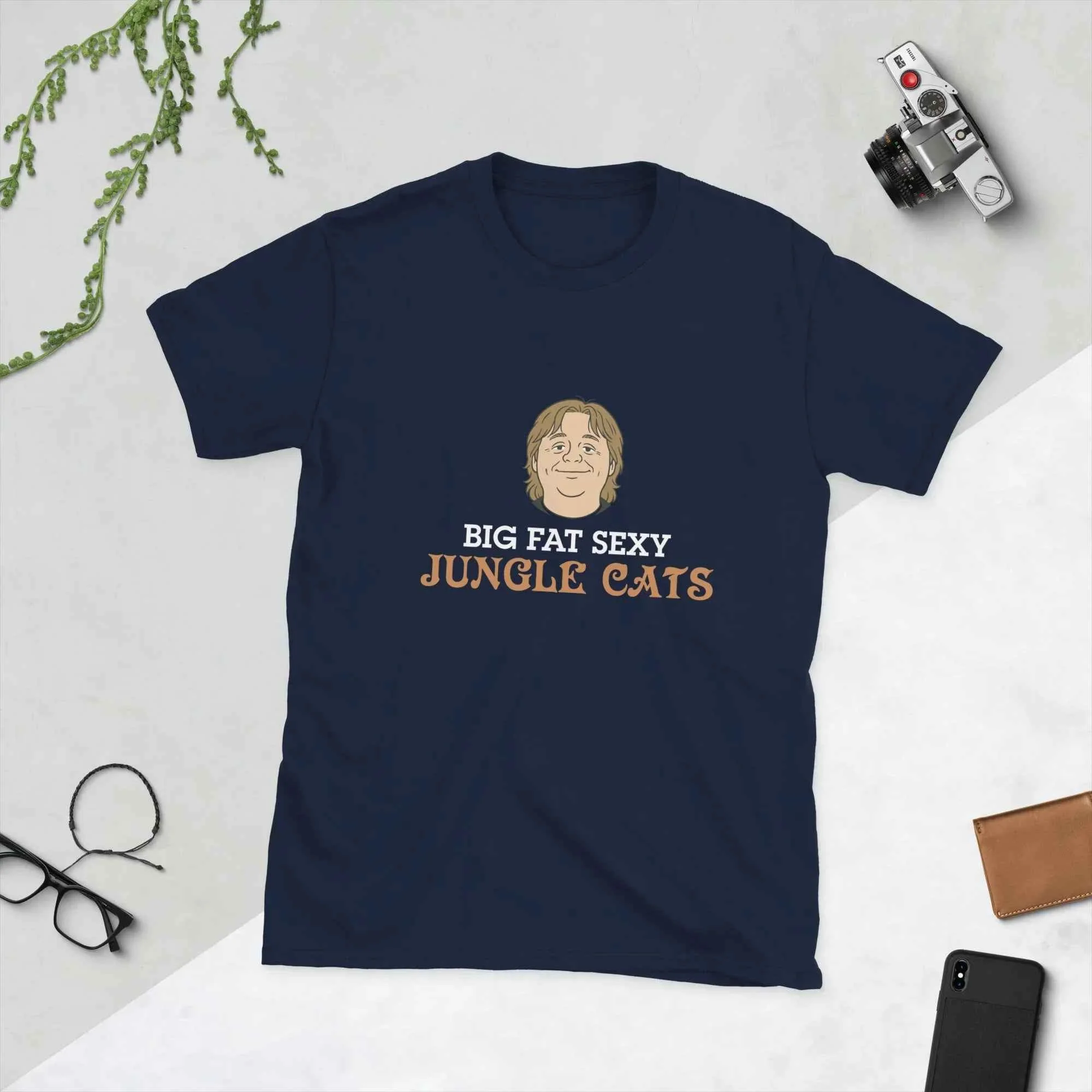 Lewis Capaldi Big Fat Sexy Jungle Cats Cotton T-Shirt | Unisex