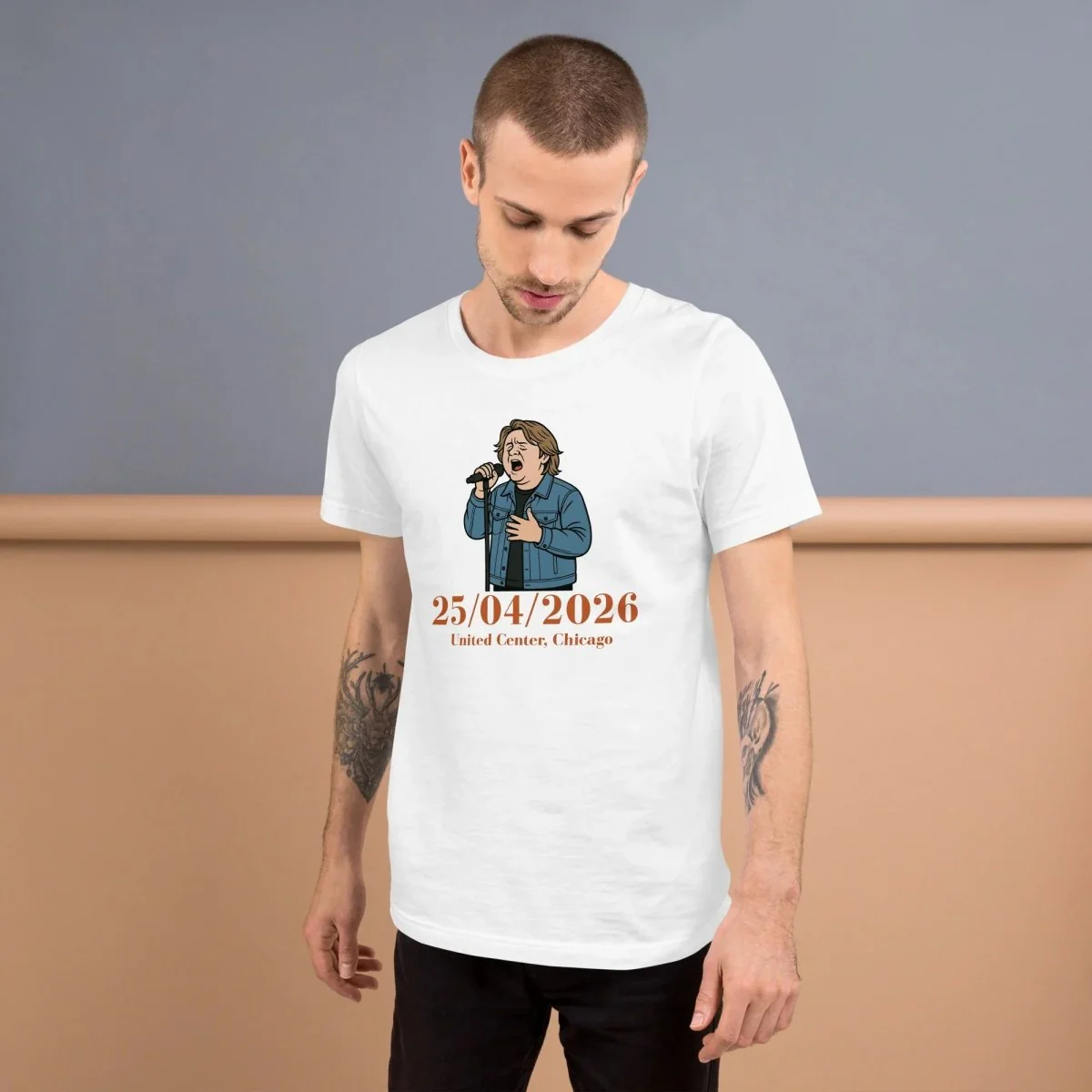 Lewis Capaldi T-Shirt 2026 Unisex Cotton Tee | Premium Fabric & Exclusive Tour Design