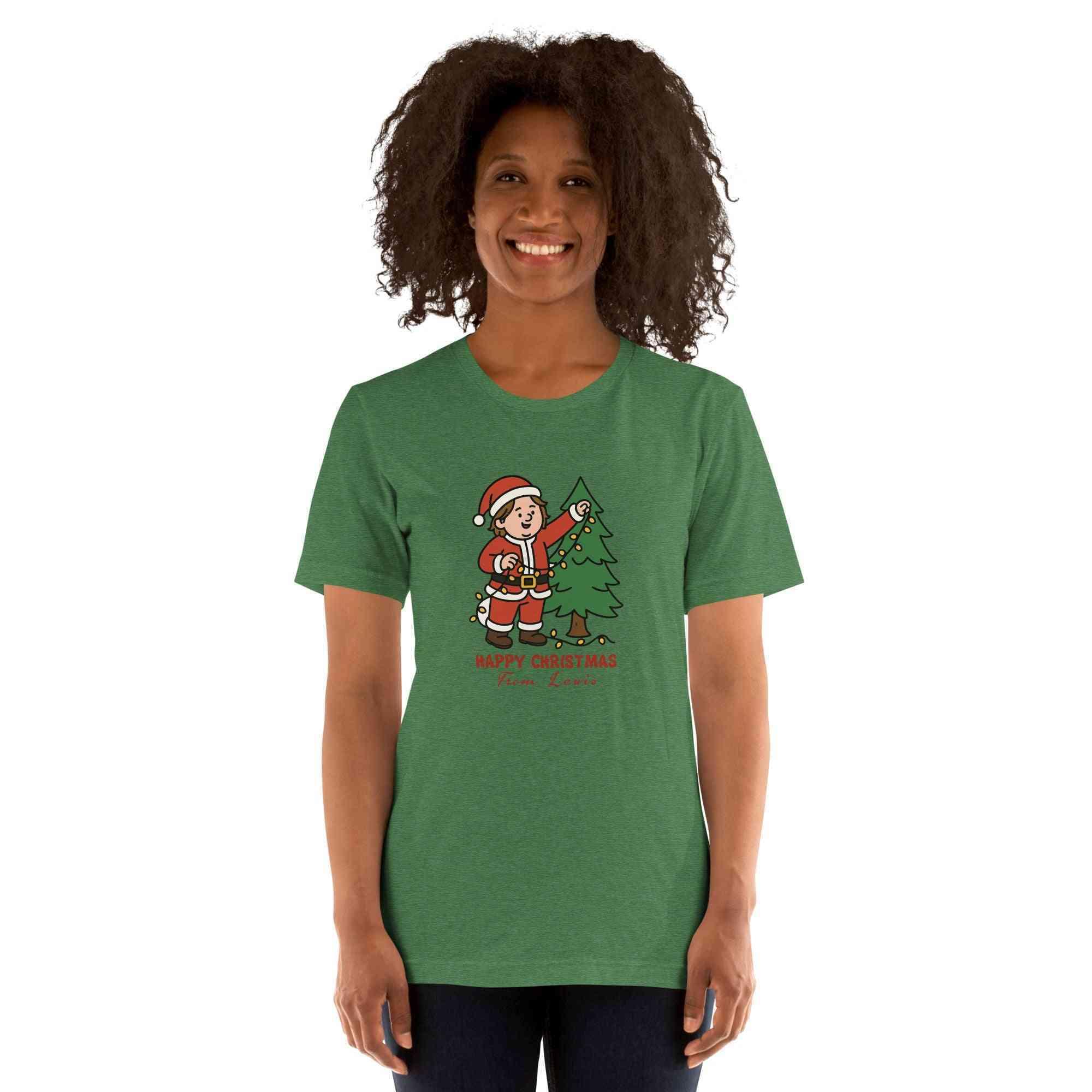 Lewis Capaldi Christmas T-Shirt | Unisex Organic Cotton Festive Tee