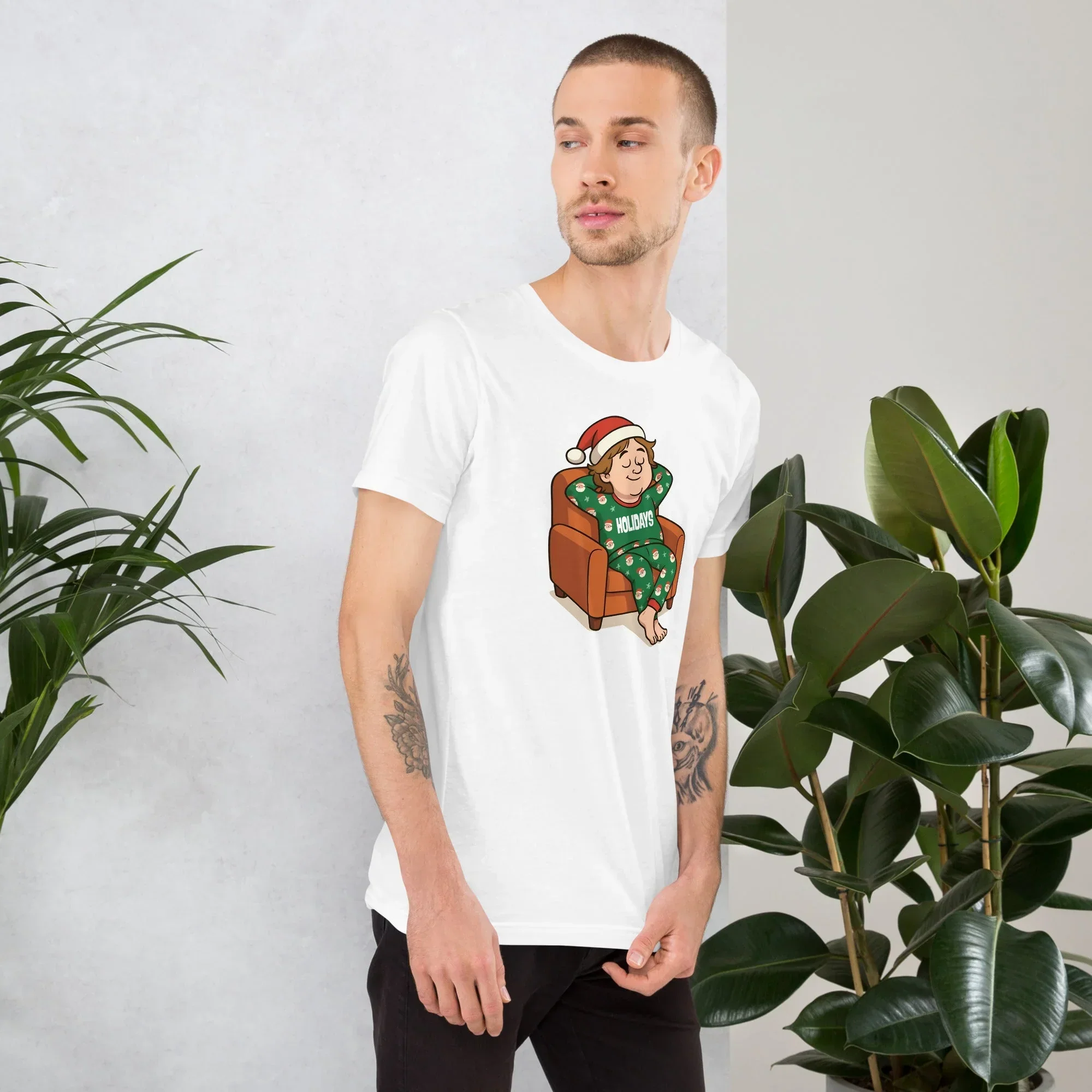 Lewis Capaldi Organic Cotton Christmas T-Shirt | Unisex Festive Apparel