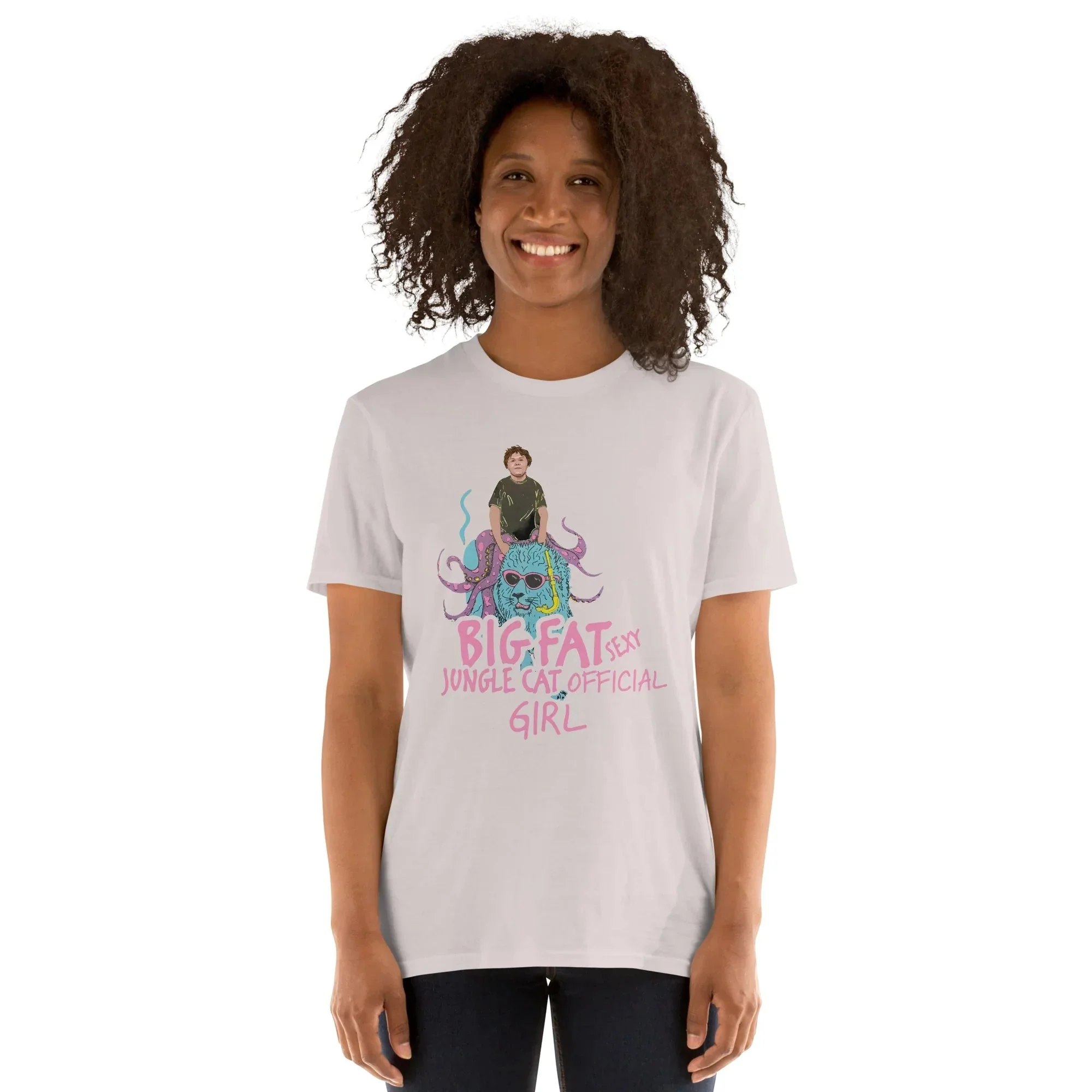 Lewis Capaldi T-Shirt | Big Fat Sexy Jungle Cats Graphic Tee for Girls | Premium Cotton