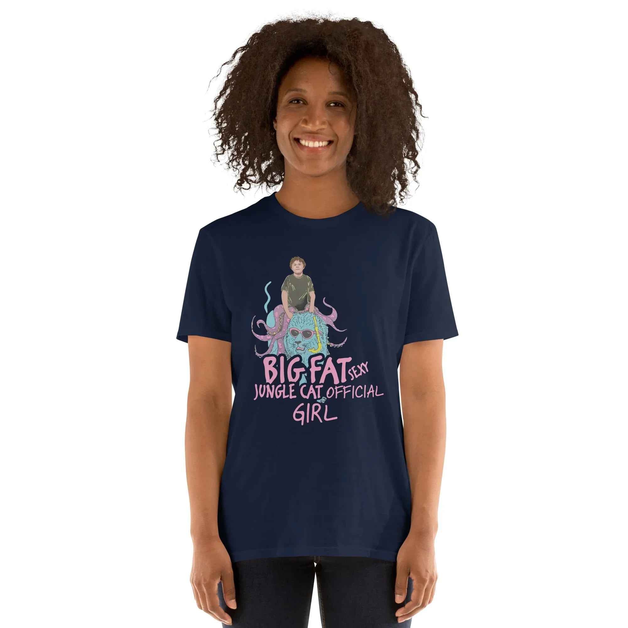 Lewis Capaldi T-Shirt | Big Fat Sexy Jungle Cats Graphic Tee for Girls | Premium Cotton