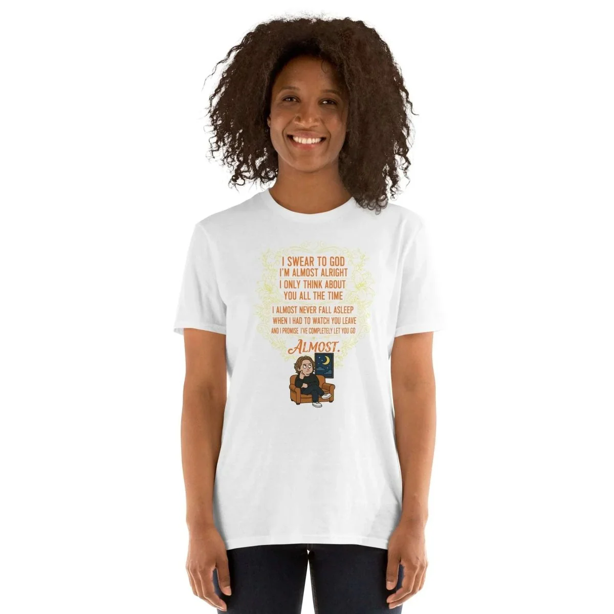 Lewis Capaldi Lyrics T-Shirt | Unisex Cotton Short Sleeve Tee