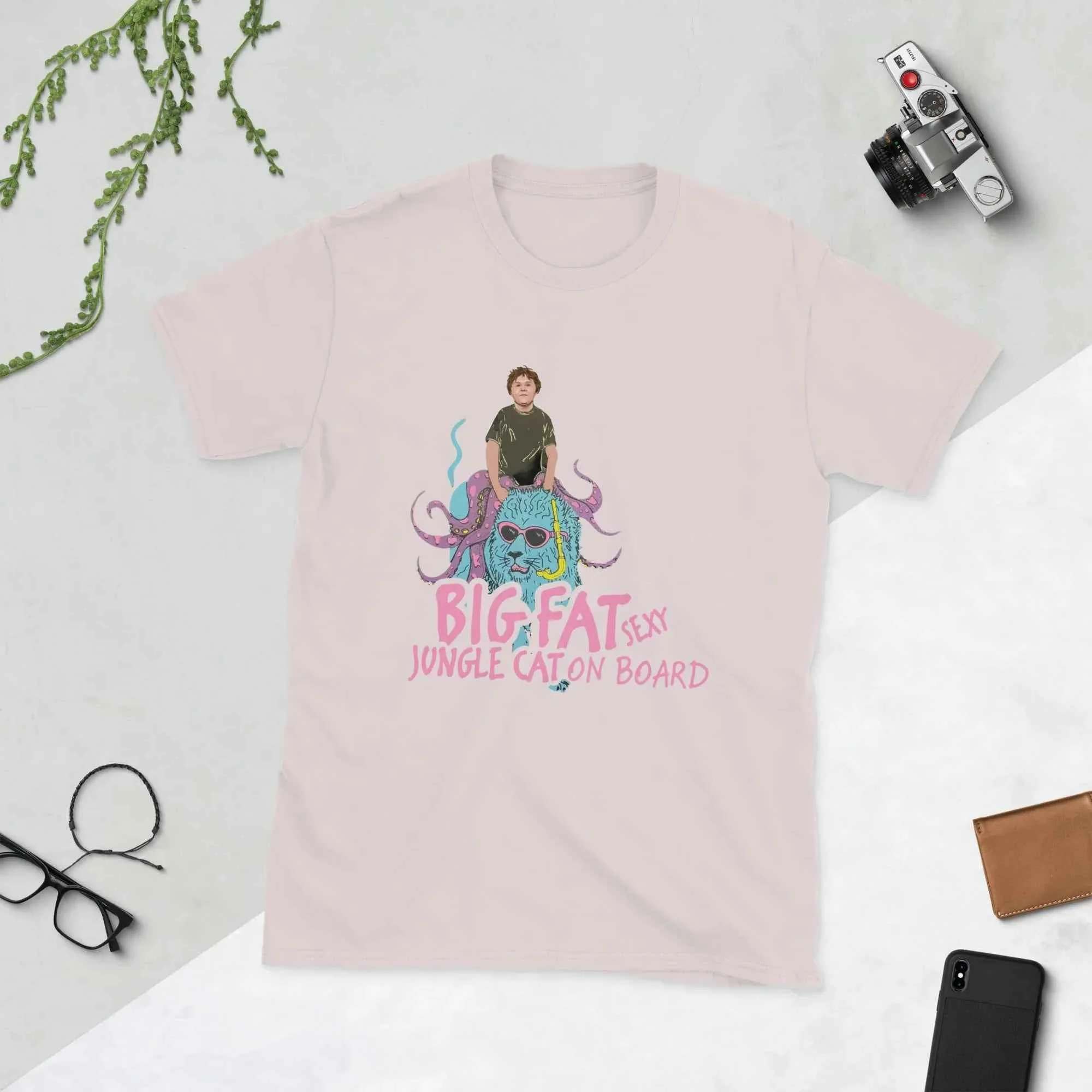 Lewis Capaldi T-Shirt | Big Fat Sexy Jungle Cats Unisex Cotton Tee