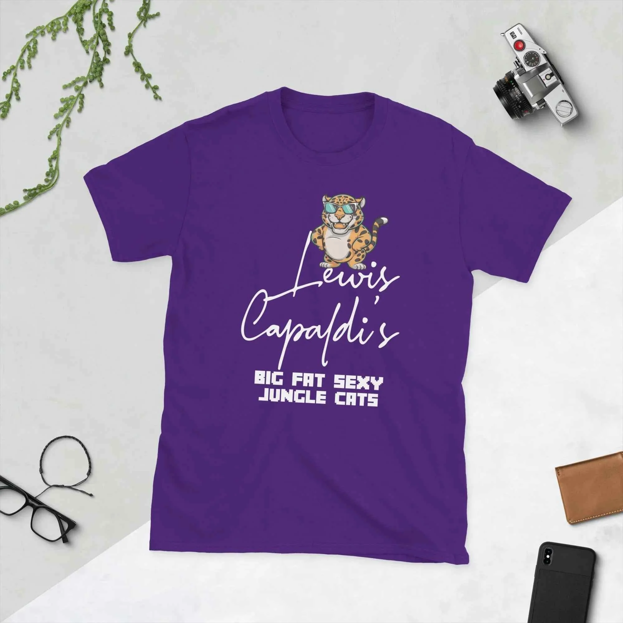 Lewis Capaldi 'Big Fat Sexy Jungle Cats' Eco-Friendly T-Shirt �C Sustainable Music Merchandise
