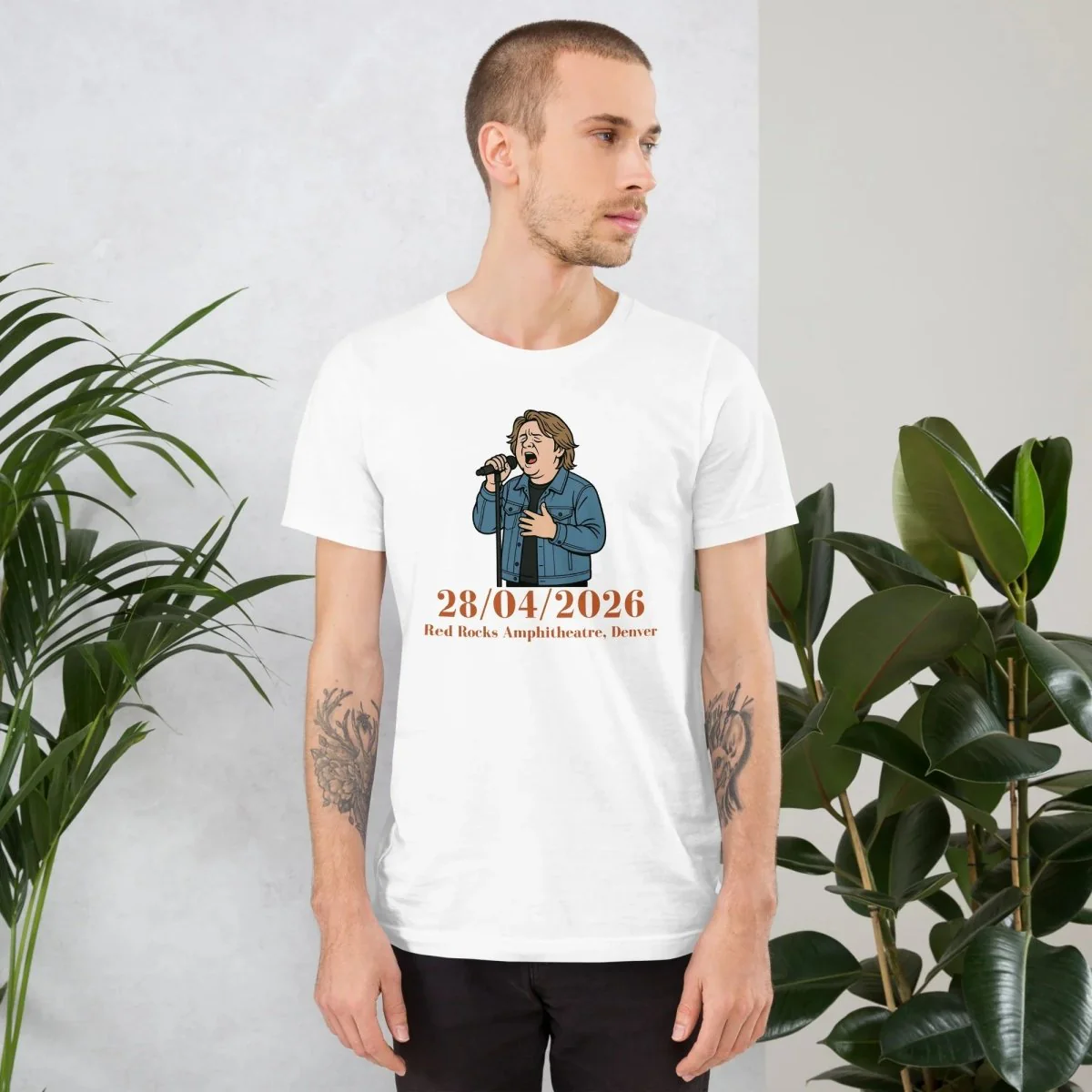 Lewis Capaldi Tour T-Shirt 2026 | Unisex Cotton Concert Tee