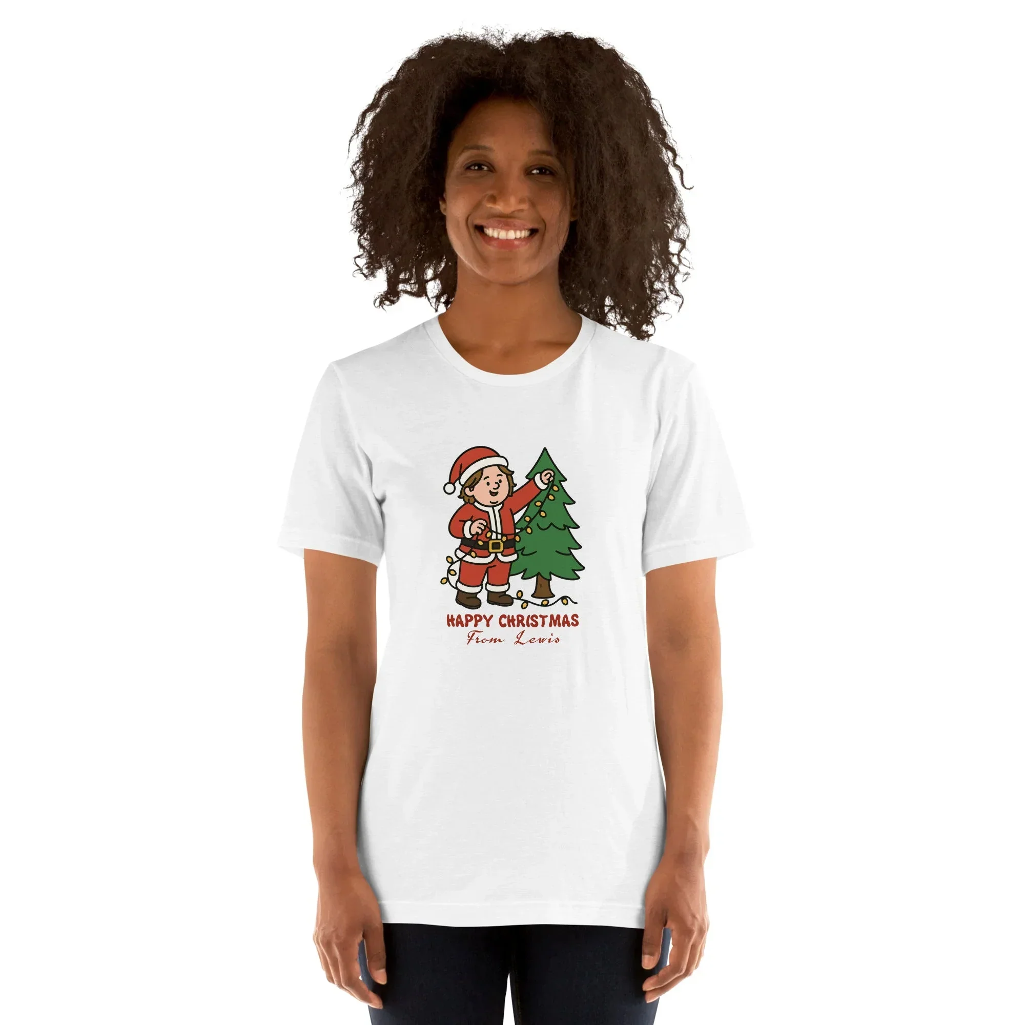 Lewis Capaldi Christmas T-Shirt | Unisex Organic Cotton Festive Tee