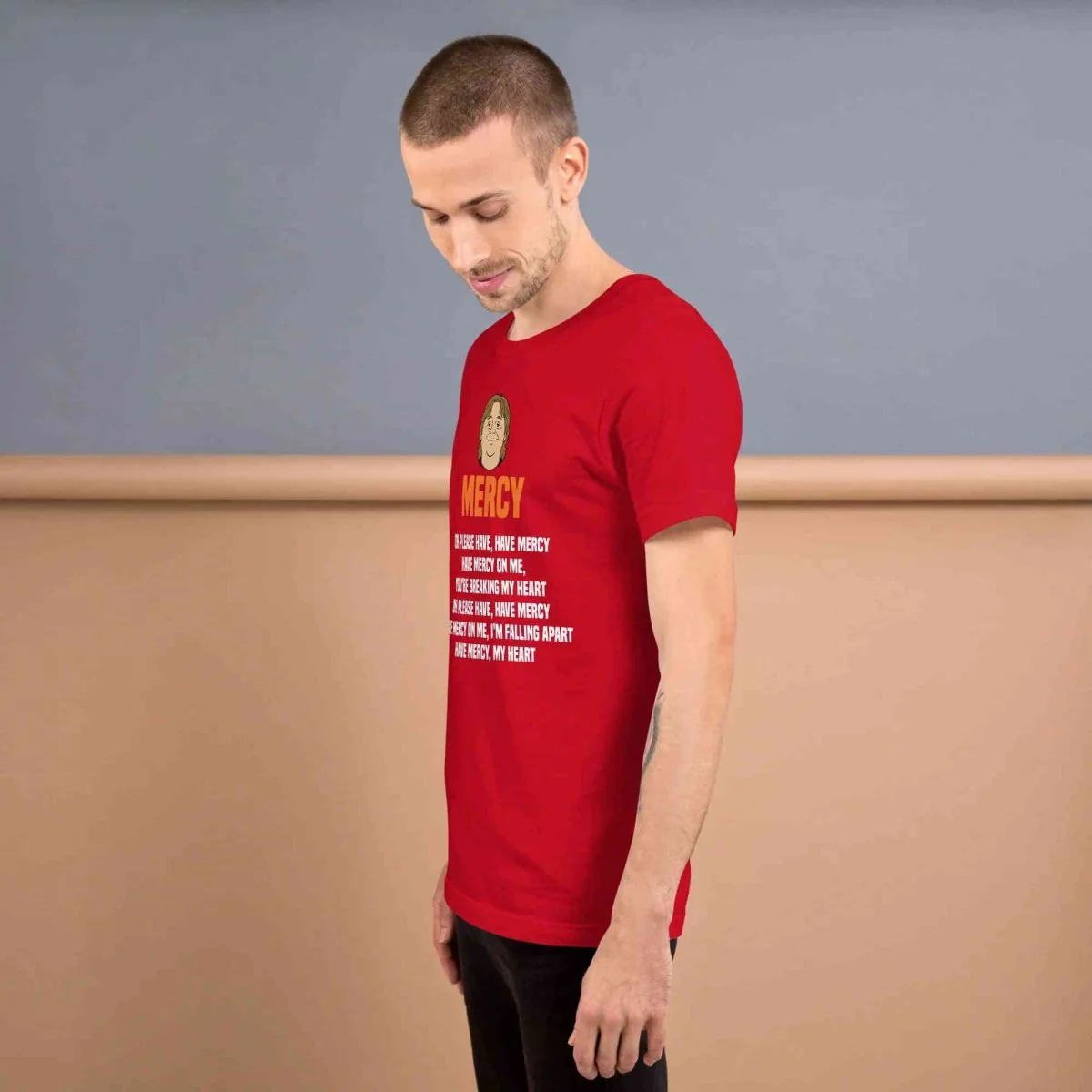 Lewis Capaldi Mercy Lyrics T-Shirt | Unisex Cotton Fan Merch