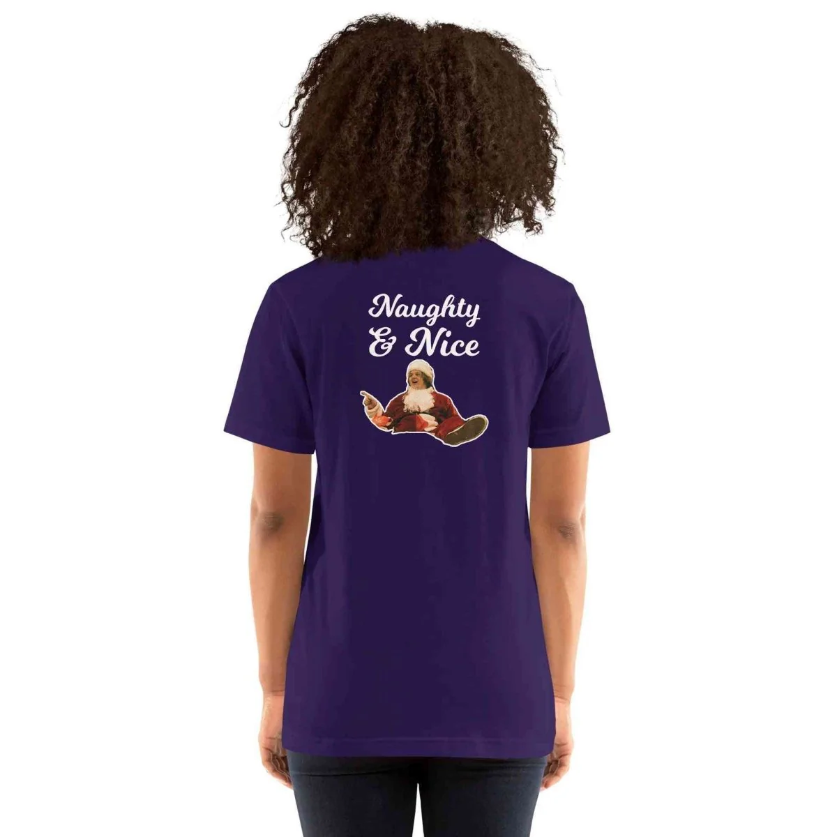 Lewis Capaldi Christmas T-Shirt | Naughty & Nice Unisex Eco-Friendly Tee