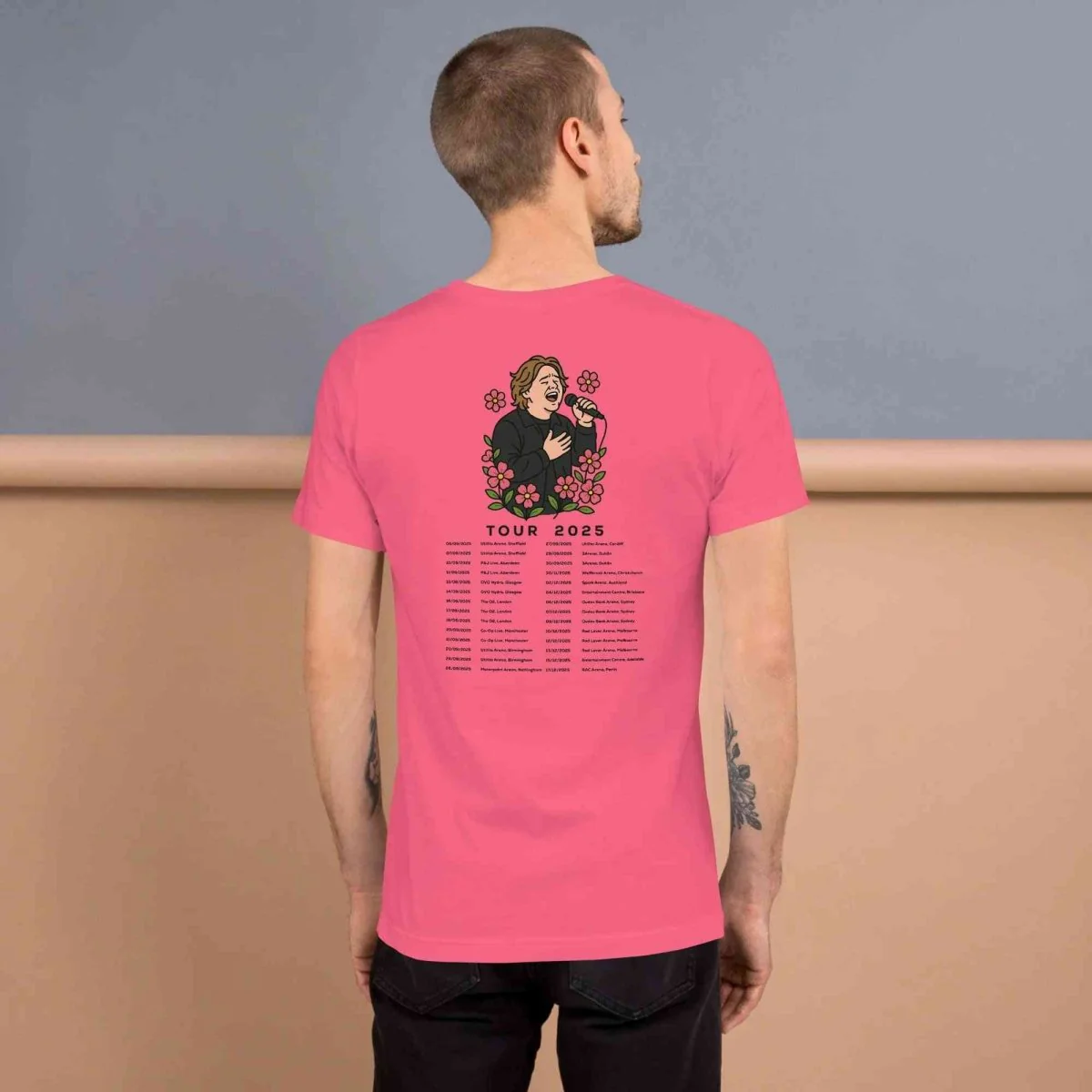 Lewis Capaldi 2025 Tour T-Shirt | Unisex Cotton Concert Merch