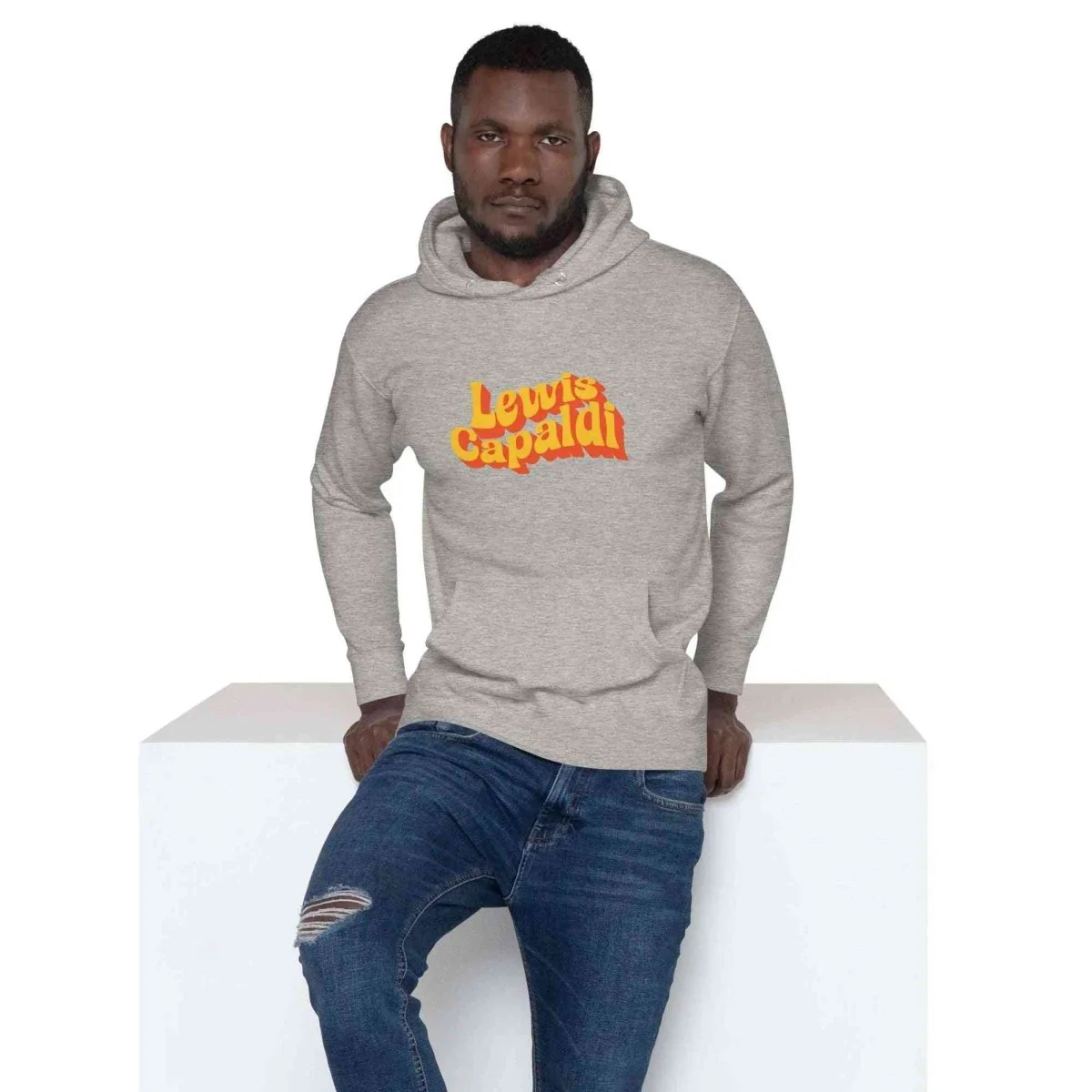 Lewis Capaldi Hoodie - Unisex Eco-Friendly Cotton Blend for Sustainable Style & Fandom