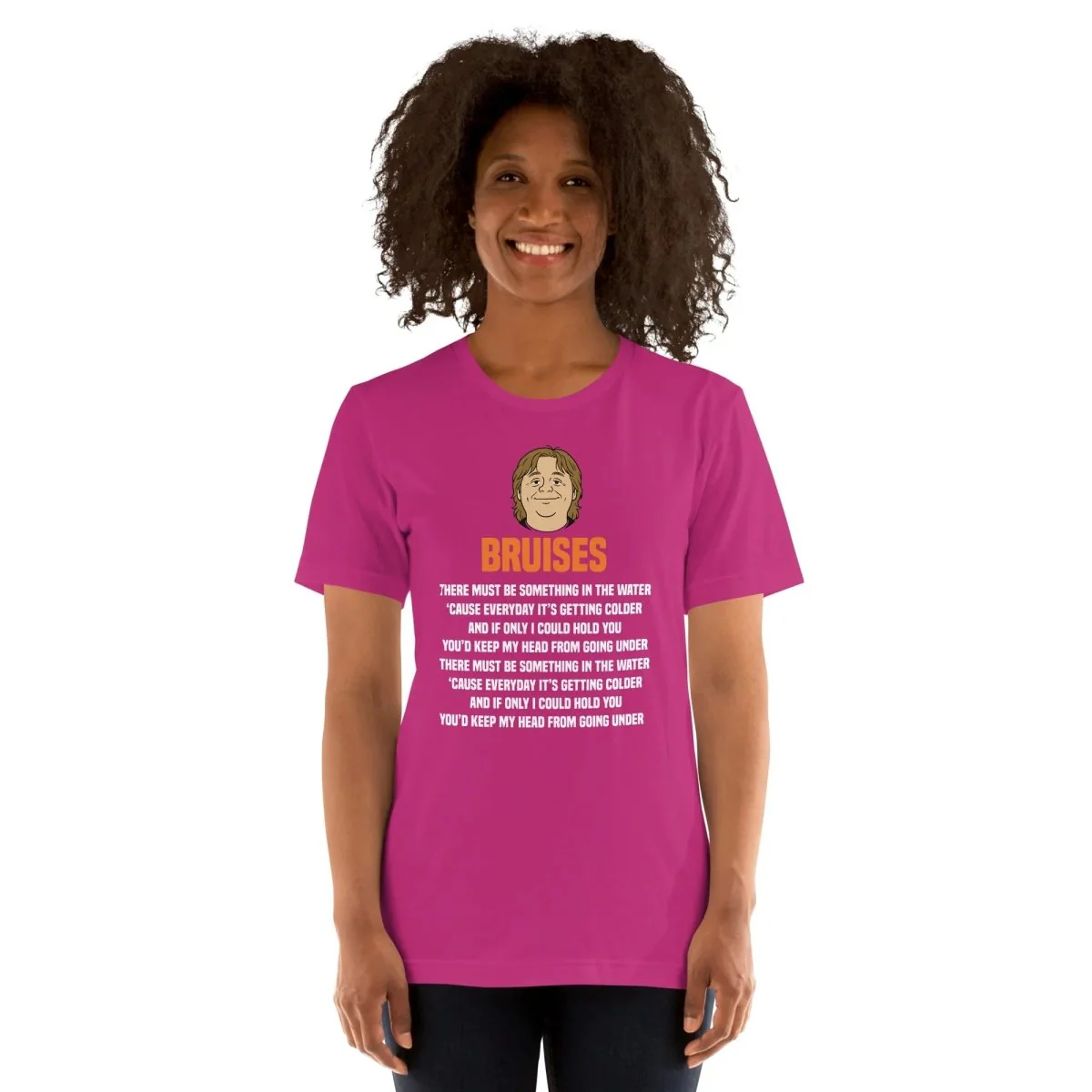 Lewis Capaldi Bruises T-Shirt | Unisex Fan Apparel with Lyrics