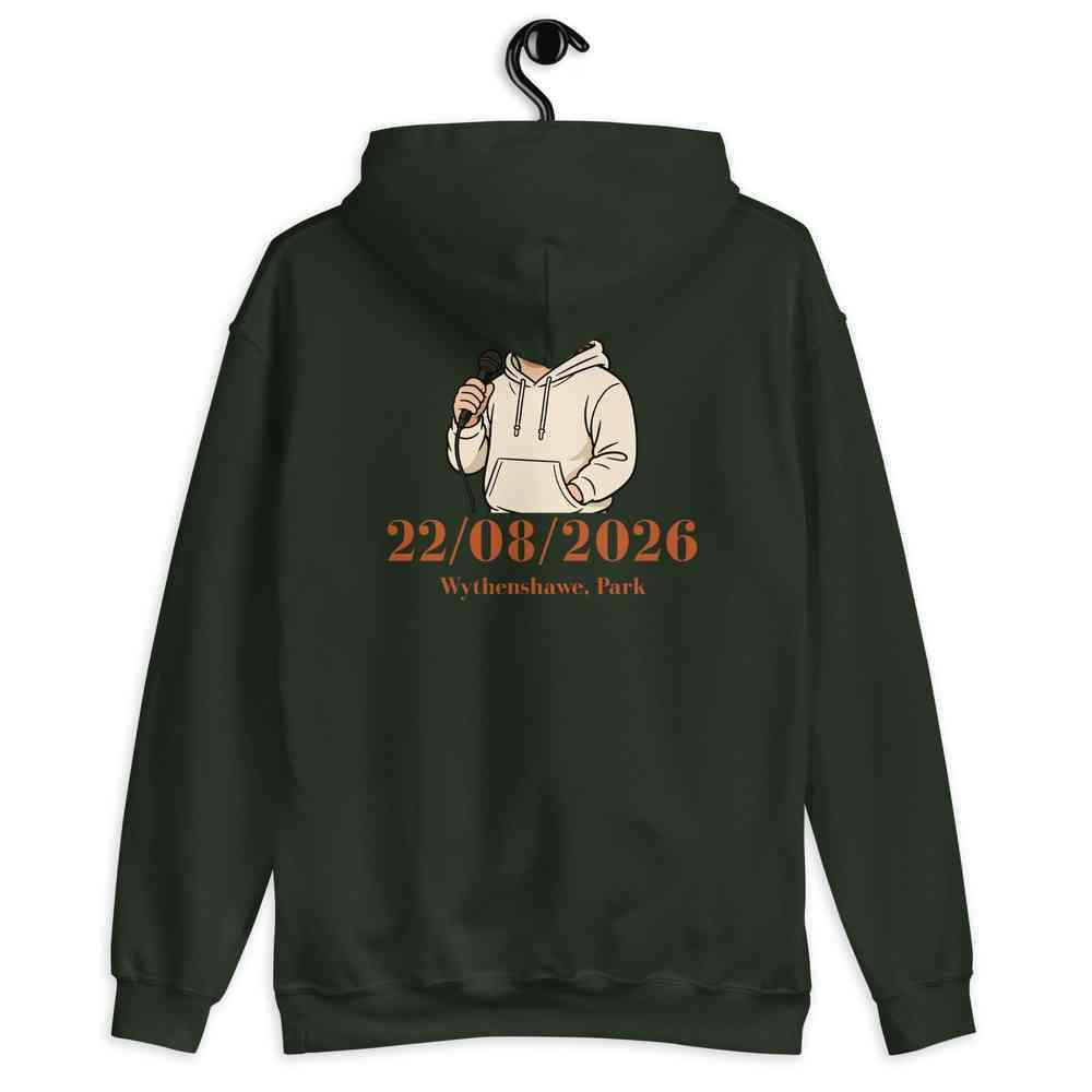 Lewis Capaldi 2026 Tour Black Hoodie �C Official Concert Merchandise