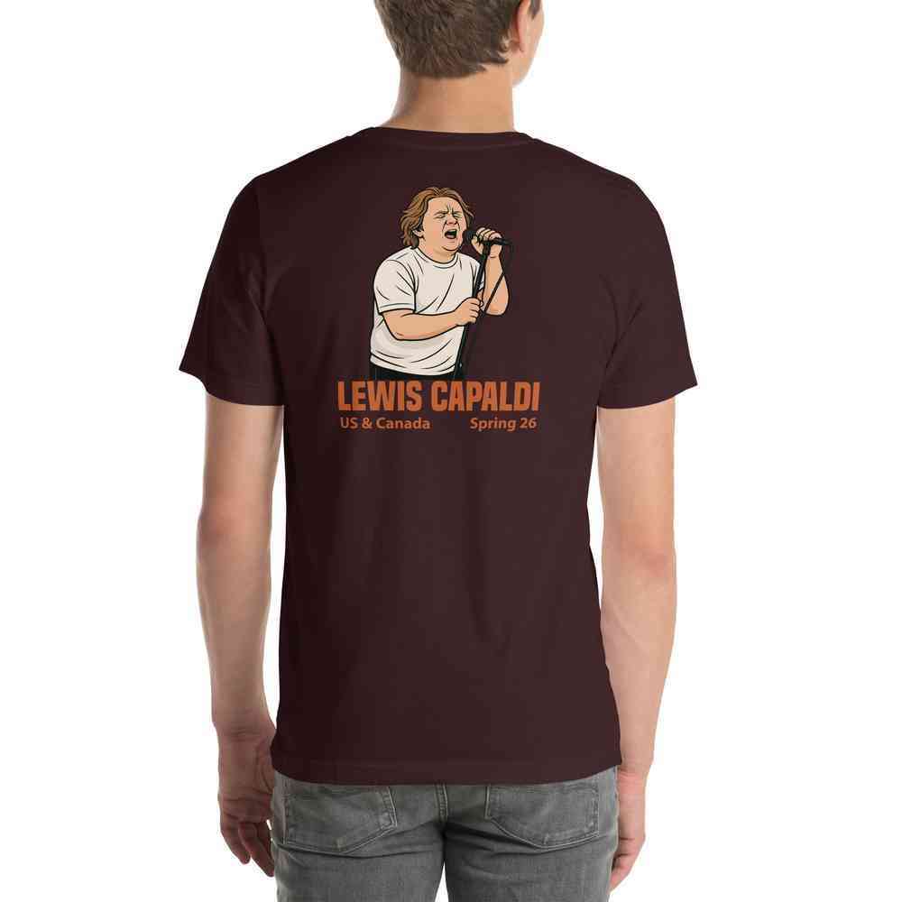 Lewis Capaldi Tour 2026 T-Shirt | Unisex Cotton Fan Tee