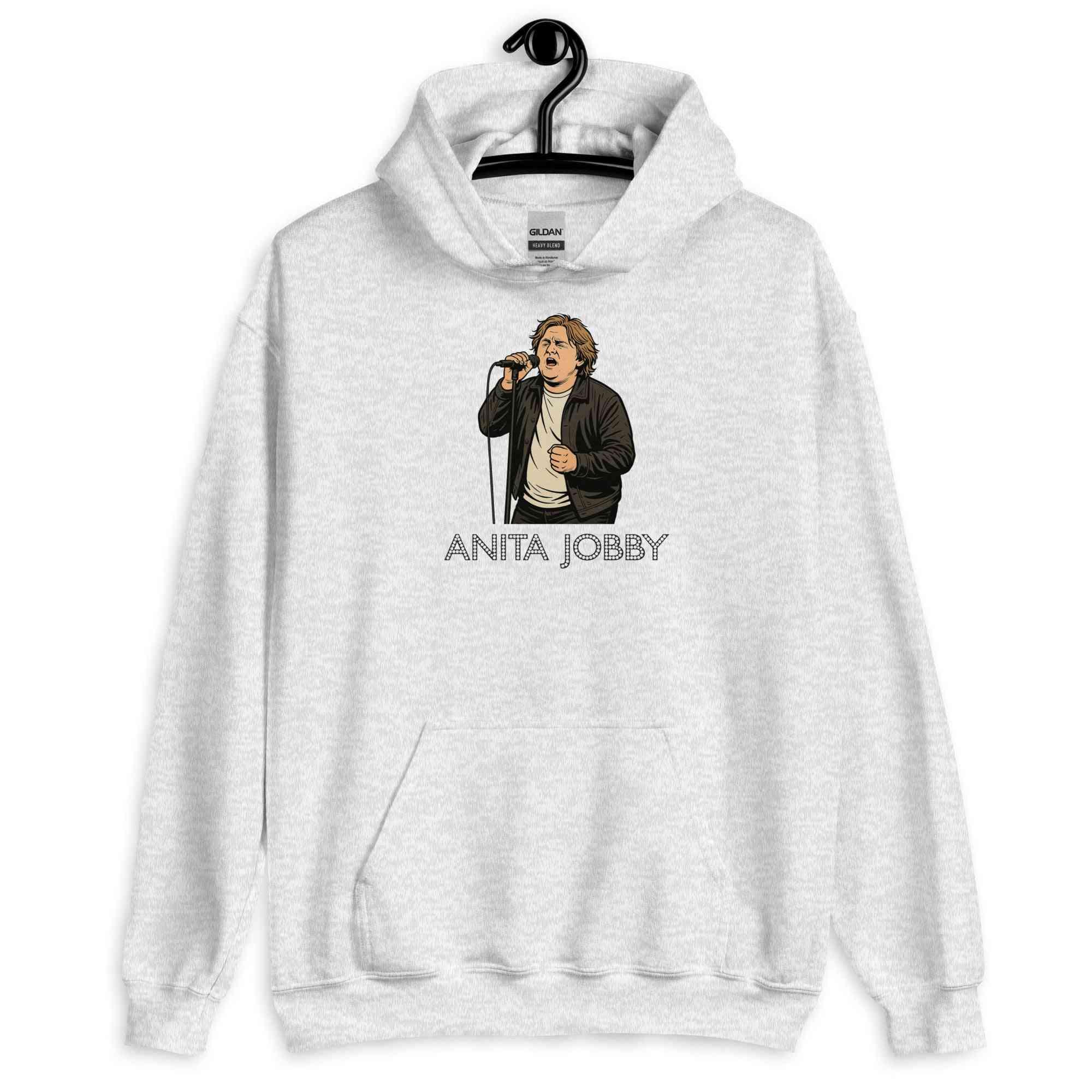 Lewis Capaldi Anita Jobby Graphic Hoodie - Unisex Eco-Friendly Cotton Blend