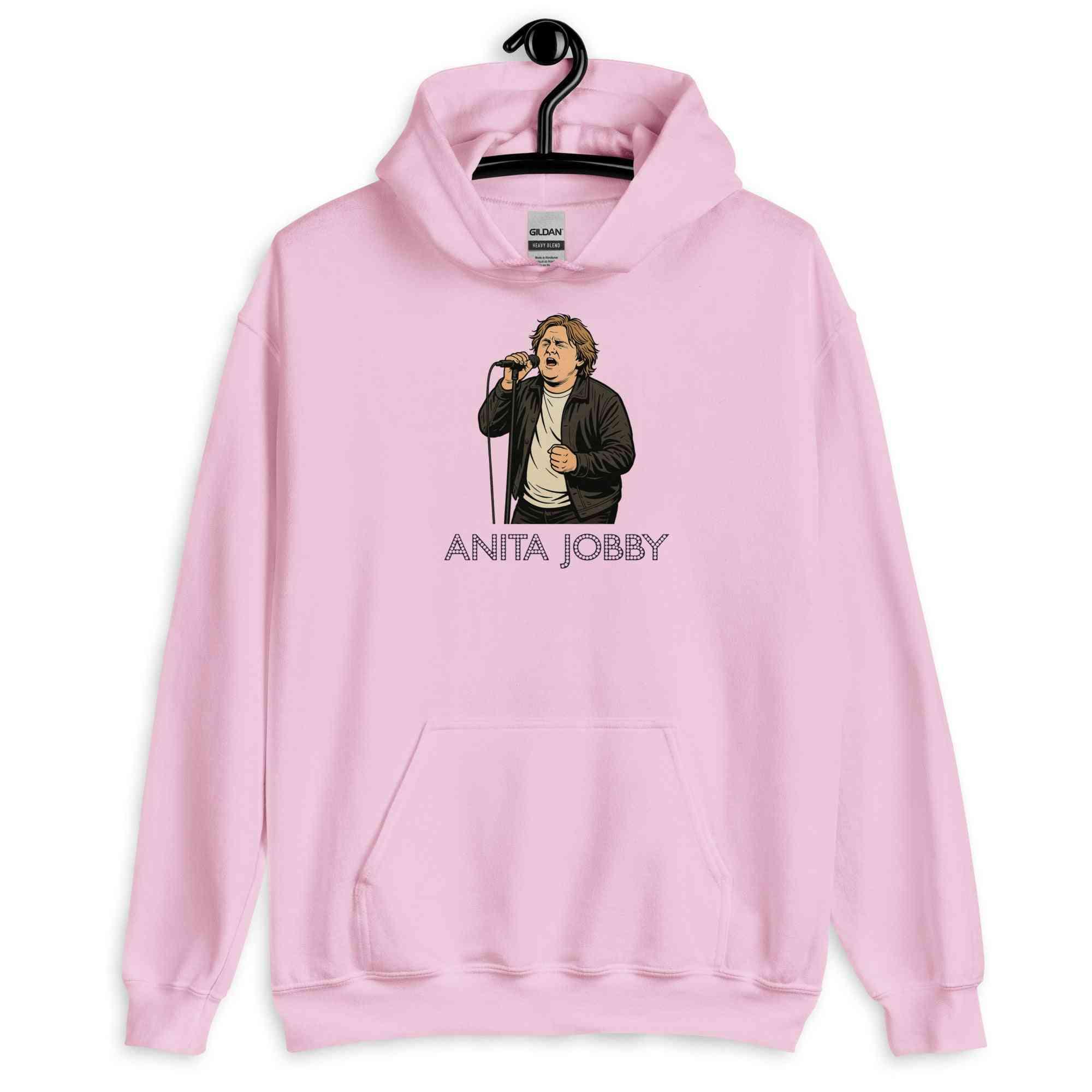 Lewis Capaldi Anita Jobby Graphic Hoodie - Unisex Eco-Friendly Cotton Blend