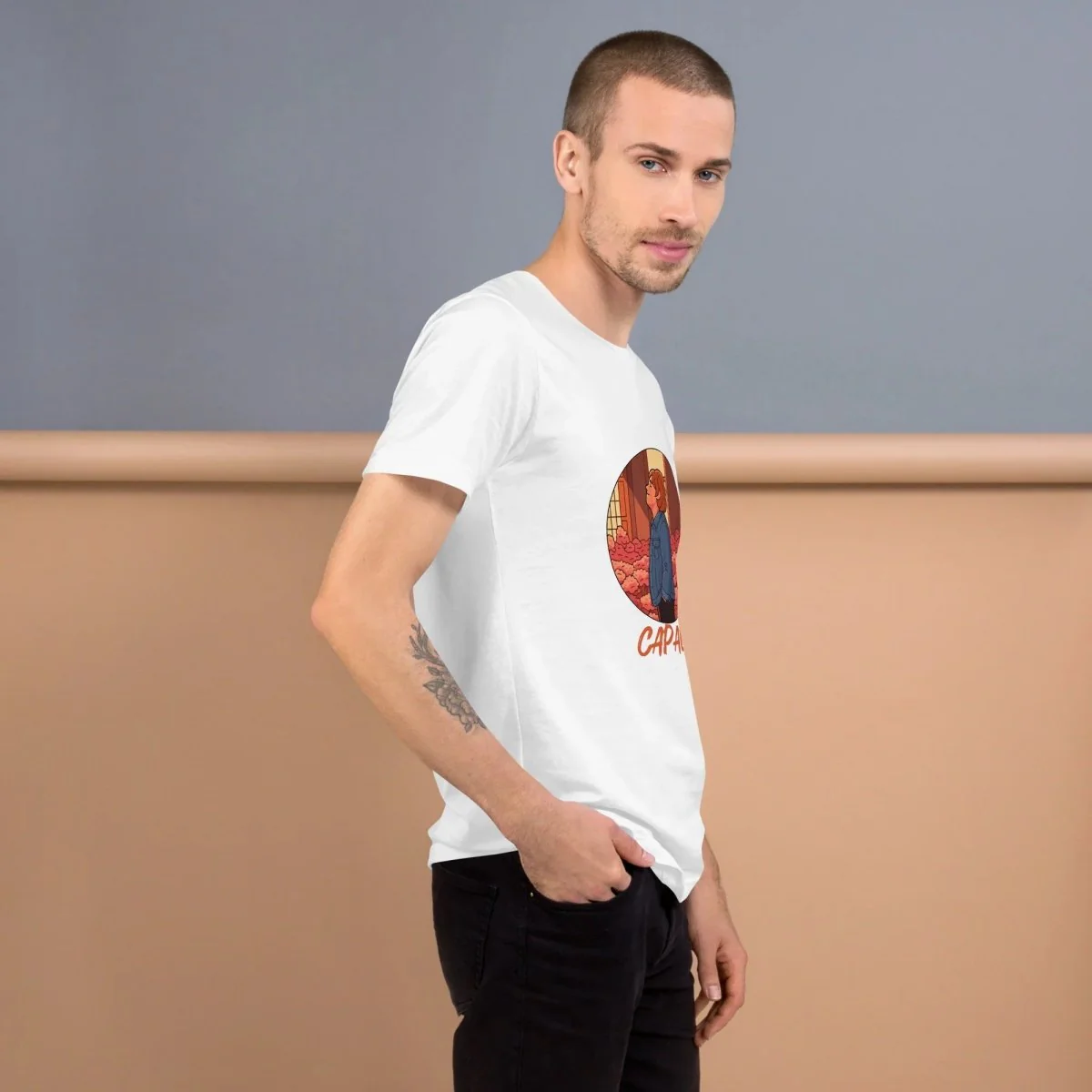 Lewis Capaldi T-Shirt | Alcyone213k Unisex Comfort Fit Black Tee - Capals