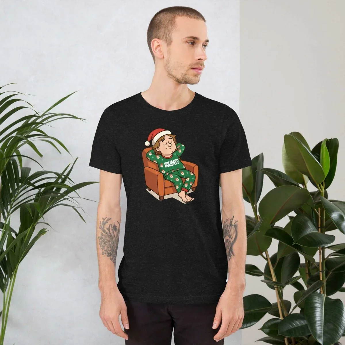 Lewis Capaldi Organic Cotton Christmas T-Shirt | Unisex Festive Apparel