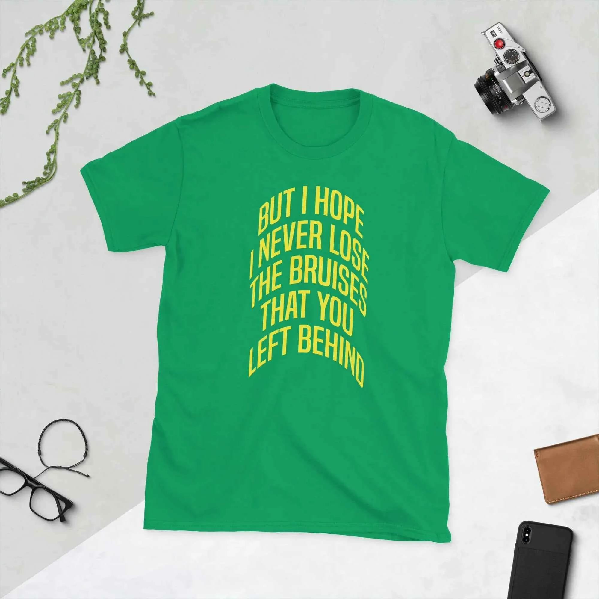 Lewis Capaldi 'Bruises' Lyric T-Shirt - Unisex Premium Cotton Fan Wear