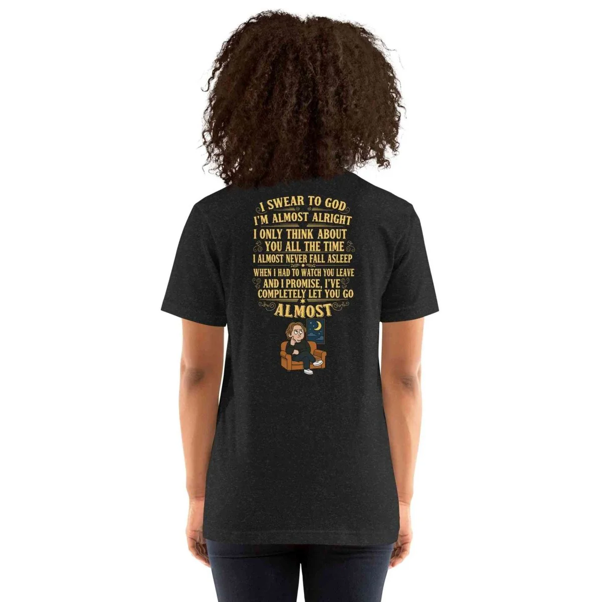 Lewis Capaldi Almost Lyrics Shirt | Unisex T-Shirt for Fans of Emotional Music