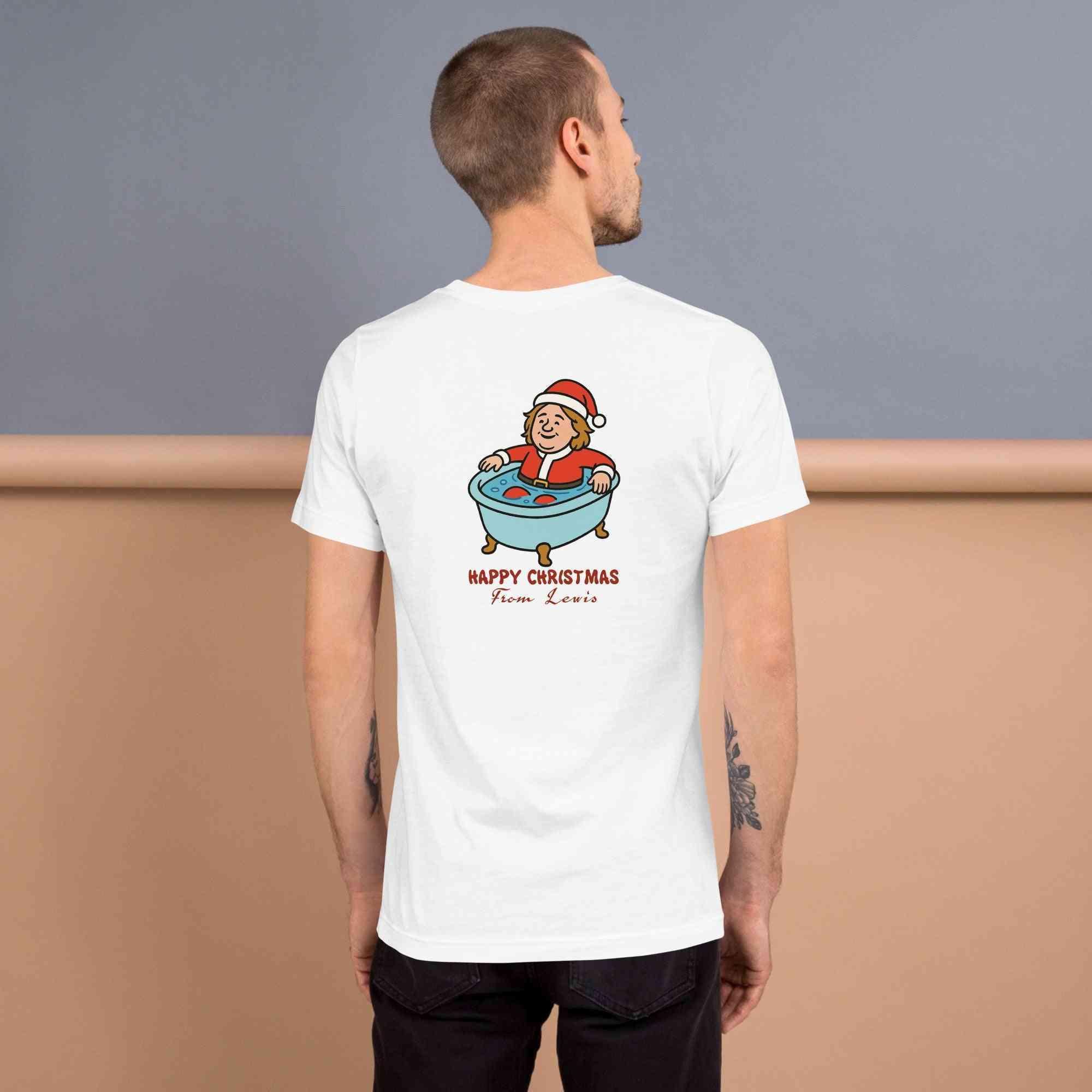 Lewis Capaldi Christmas T-Shirt - Unisex Eco-Friendly Festive Graphic Tee