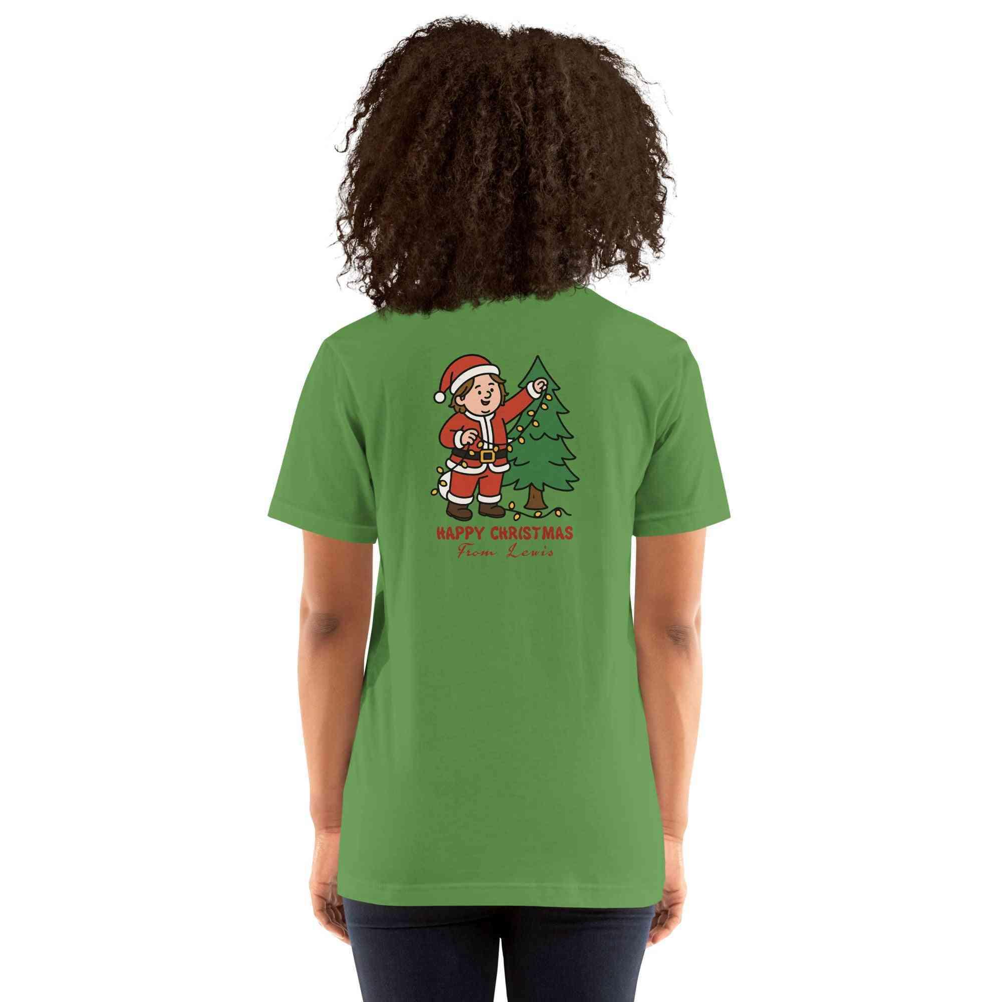Lewis Capaldi Christmas T-Shirt | Unisex Organic Cotton Festive Tee