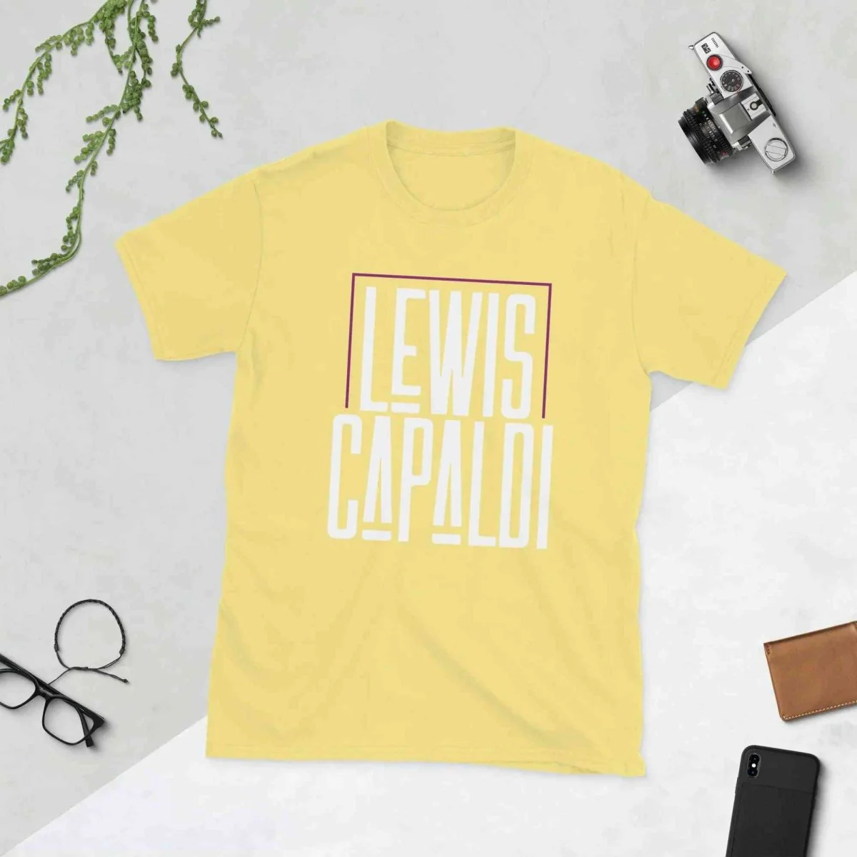 Lewis Capaldi Apparel: Unisex Cotton T-Shirt for Concerts & Casual Style - Capaldi and Co