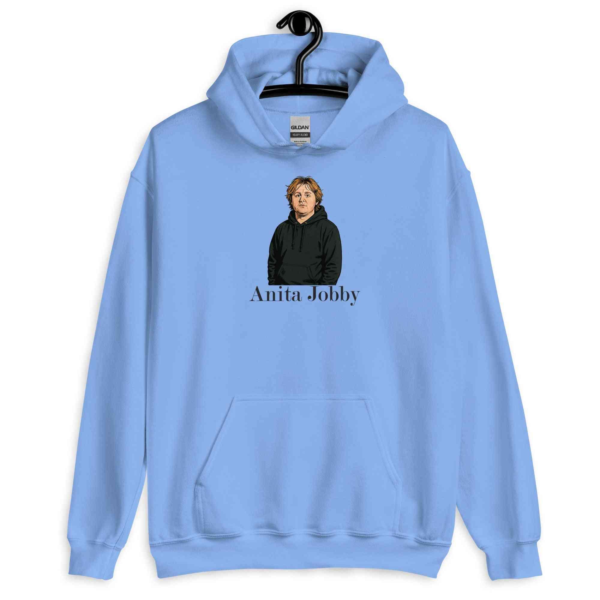 Lewis Capaldi Hoodie | Anita Jobby Graphic | Bold Red Unisex