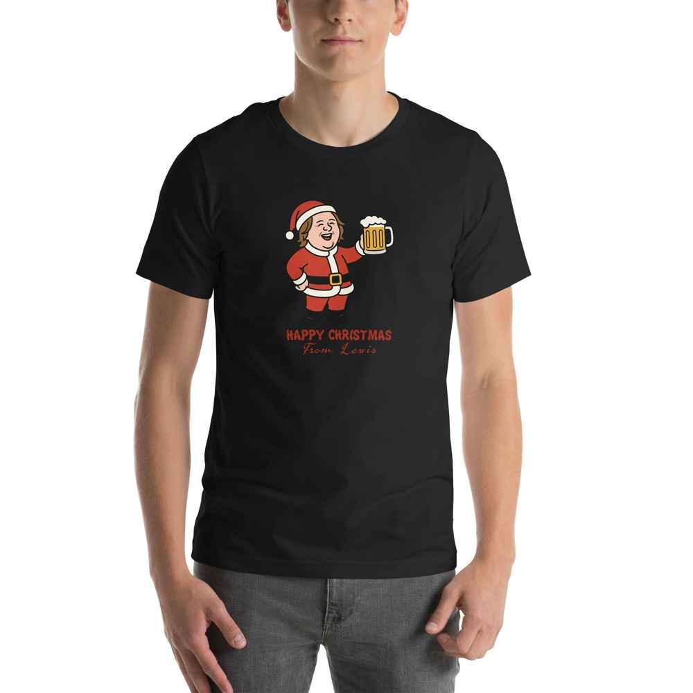 Lewis Capaldi Unisex Cotton T-Shirt | Graphic Christmas Tee