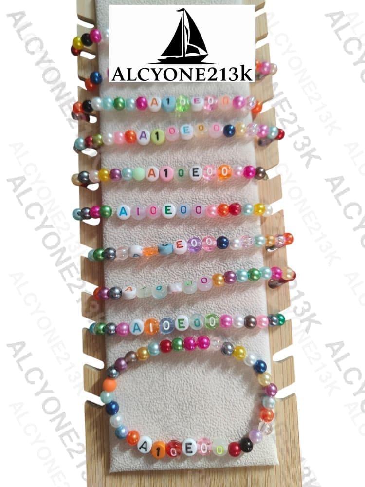 Lewis Capaldi Mystery Bracelets Pack of 10 | Colorful Alphabet Beads