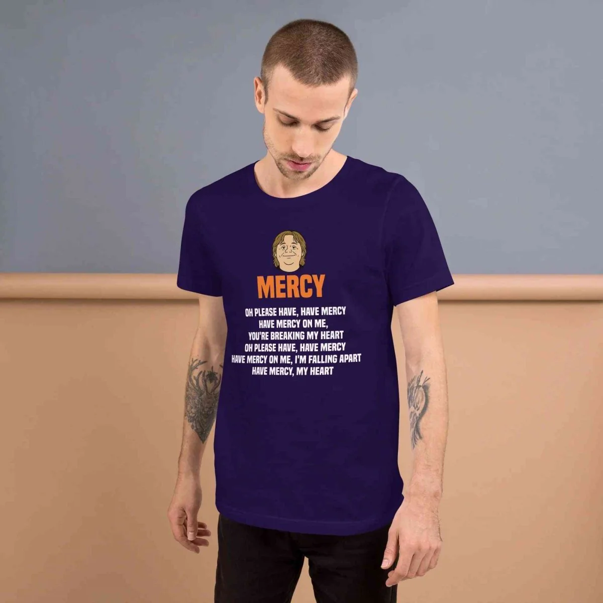 Lewis Capaldi Mercy Lyrics T-Shirt | Unisex Cotton Fan Merch