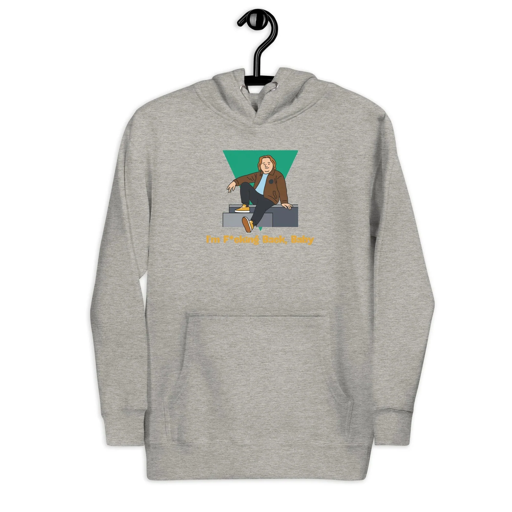 Lewis Capaldi Fan Merchandise: Unisex Hoodie with Bold 'I'm Back' Design for Music Lovers