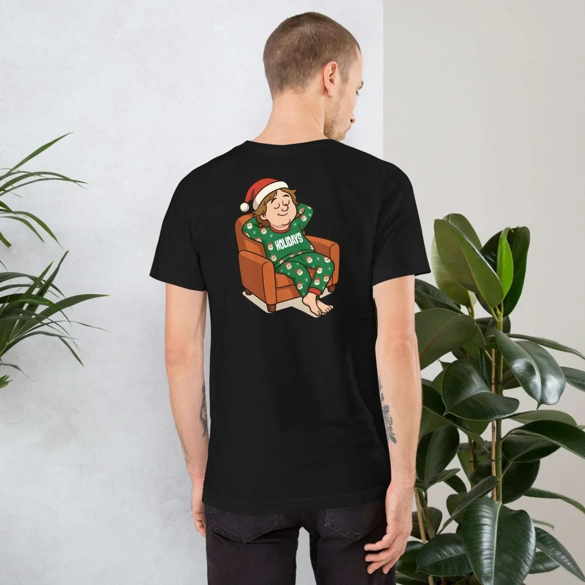 Lewis Capaldi Organic Cotton Christmas T-Shirt | Unisex Festive Apparel